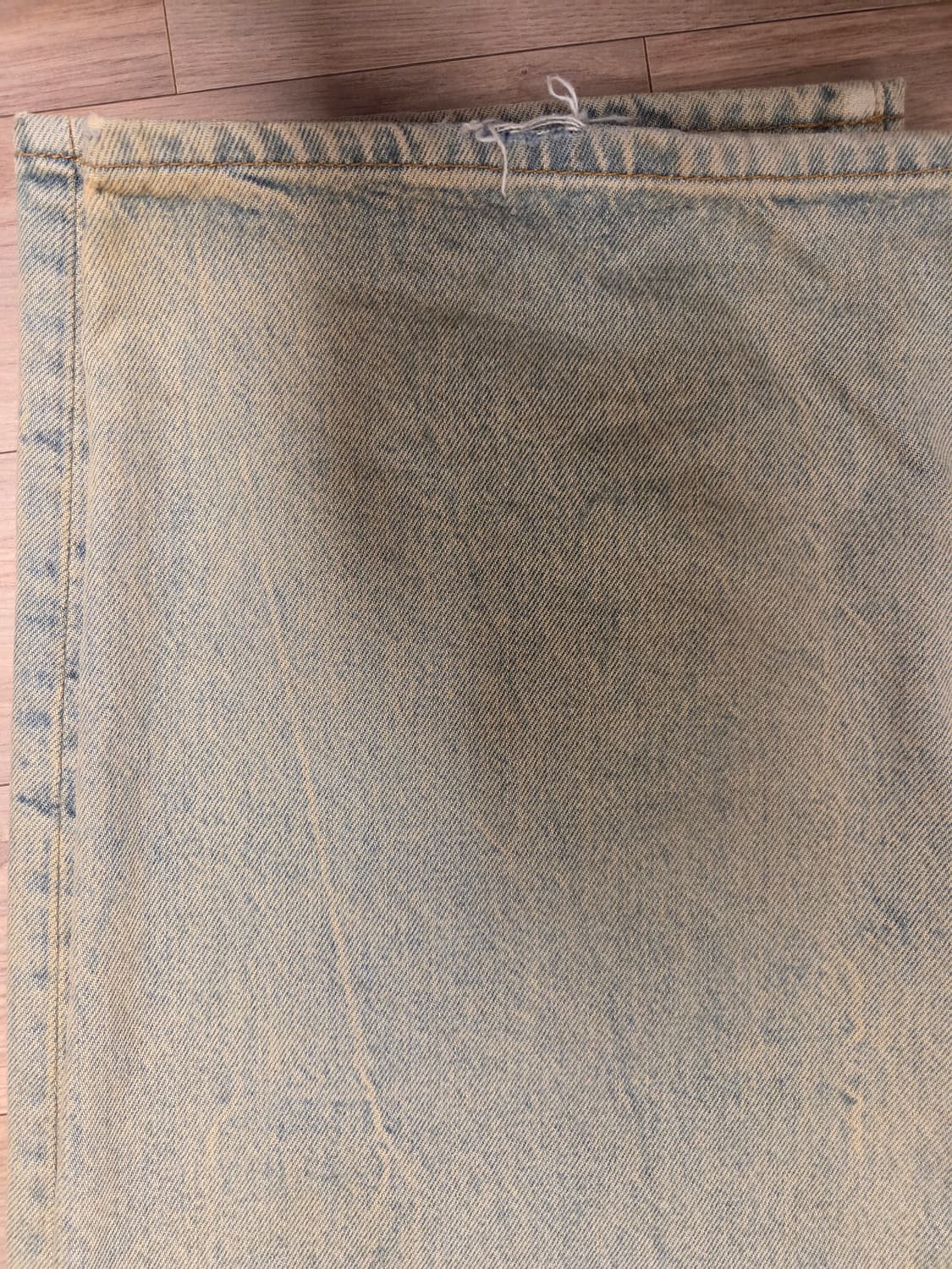 스투시 데님 빅 올 진 워시드 비치 워시 36 상품이미지5