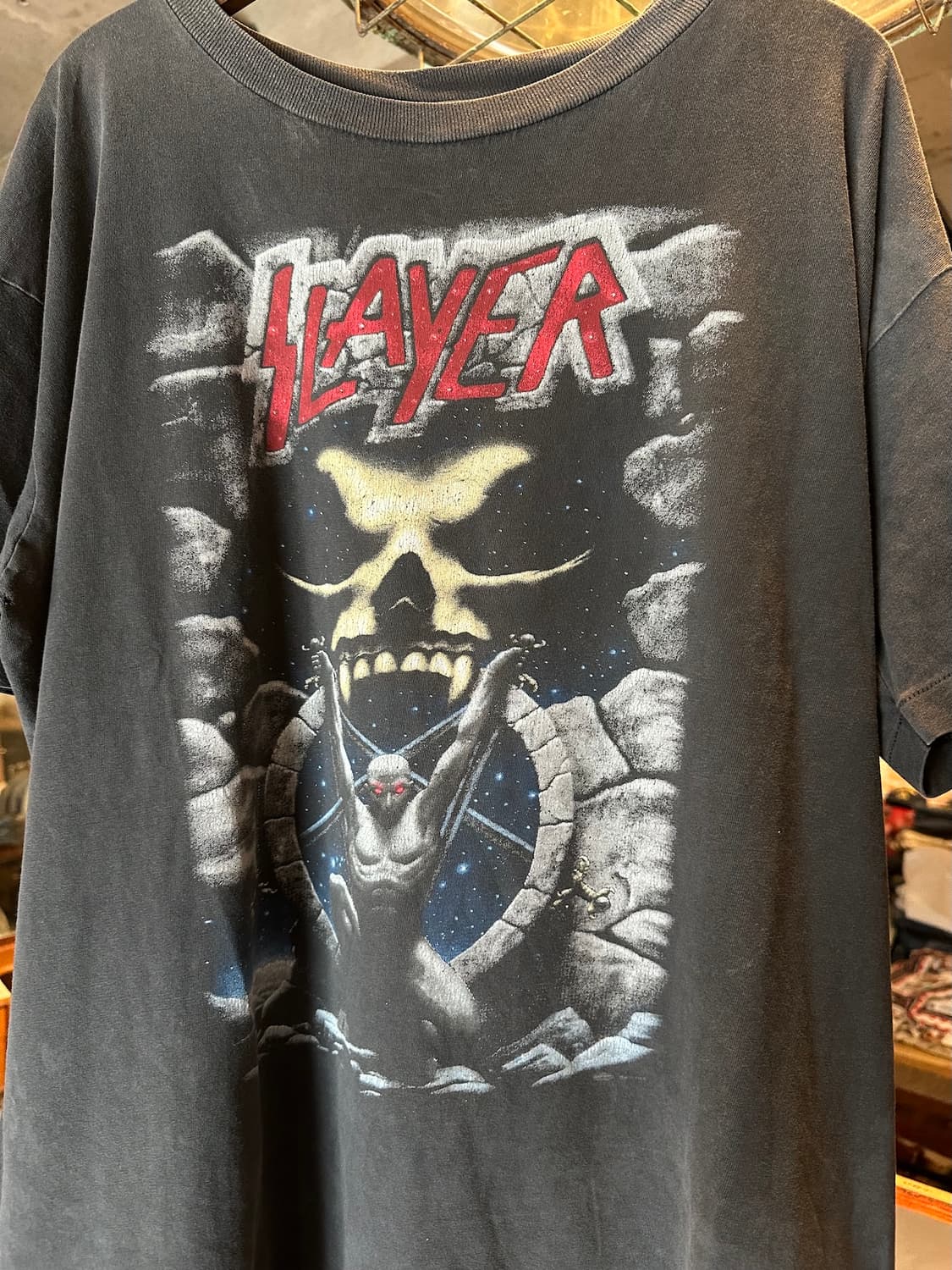 90s slayer 빈티지 밴드티 상품이미지3