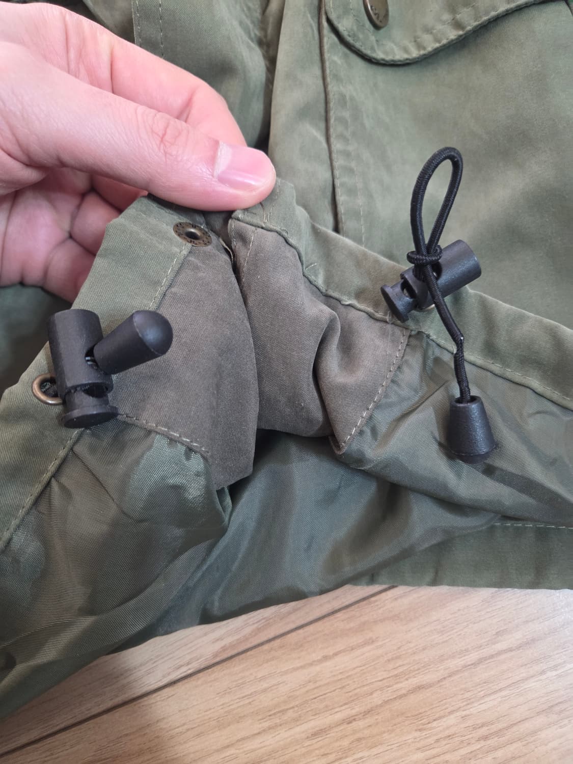 스텀 밀텍 헌팅 재킷 올리브 (105~110) 상품이미지9