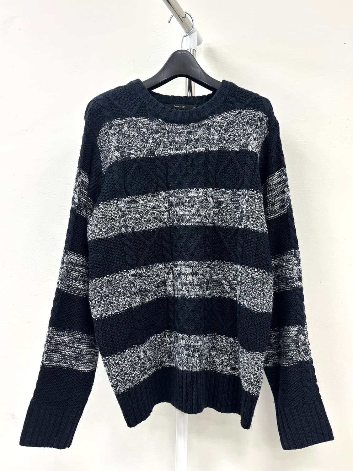 빈티지 네이비 니트 상품이미지5