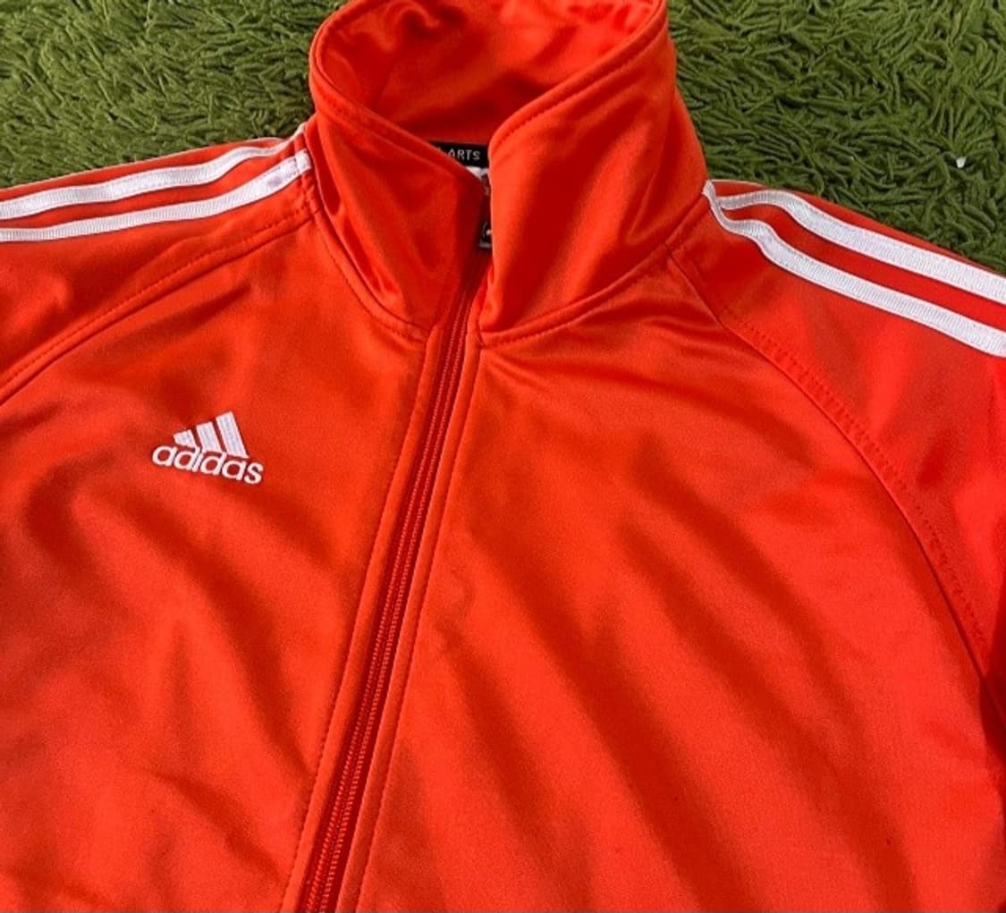 아디다스 주황 오렌지 트랙탑 져지집업 90/S 상품이미지2