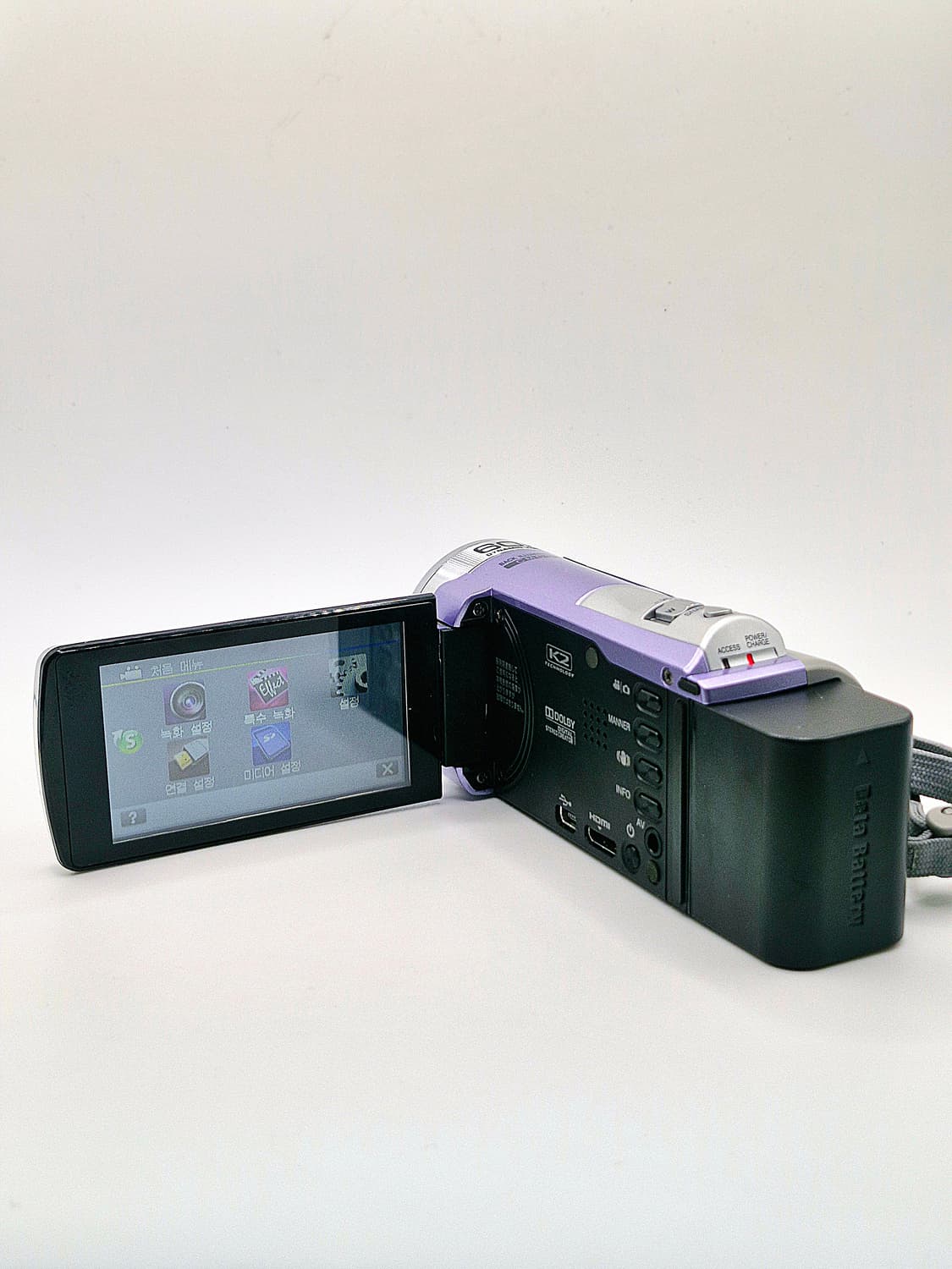 JVC GZ-E345 연보라 빈티지캠코더 [ 꾸미기0 ] 상품이미지6