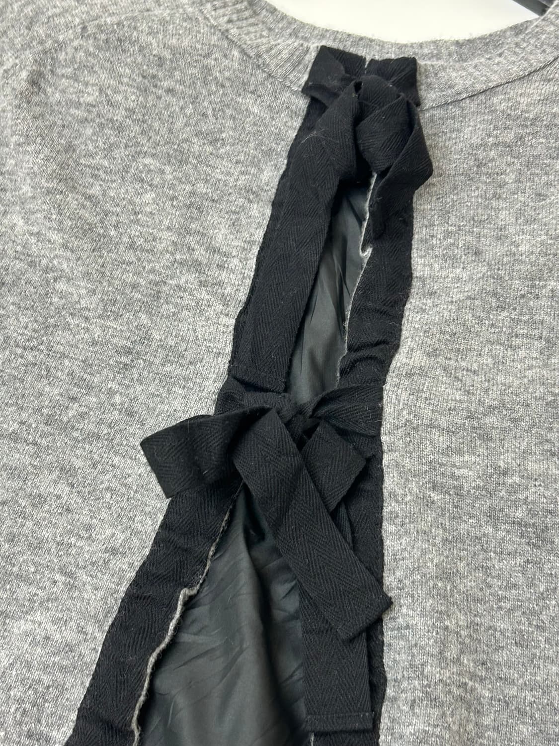 LANVIN on bleu 랑방 온 블루 그레이 리본 울 니트 상품이미지5