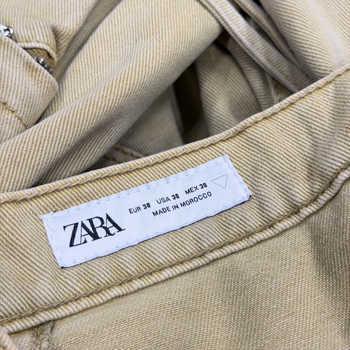 ZARA 자라 유틸리티 포켓 카고 팬츠 바지 38 상품이미지3