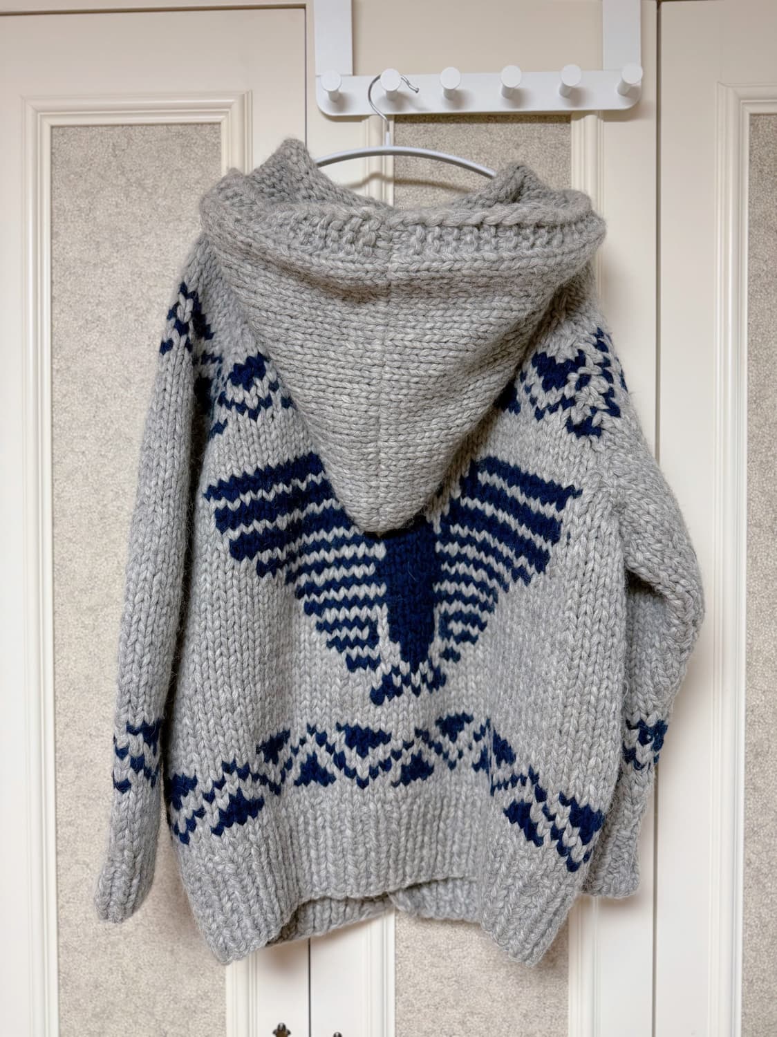 헤비울 코위찬 후디 니트 가디건 빈티지 상품이미지2