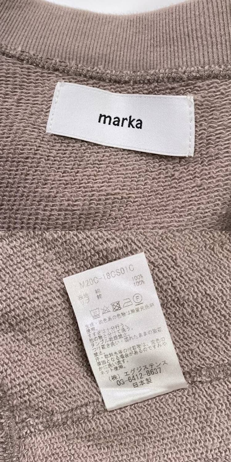 마카웨어 21 aw 스페인 수피마 코튼 스웻셔츠 상품이미지5