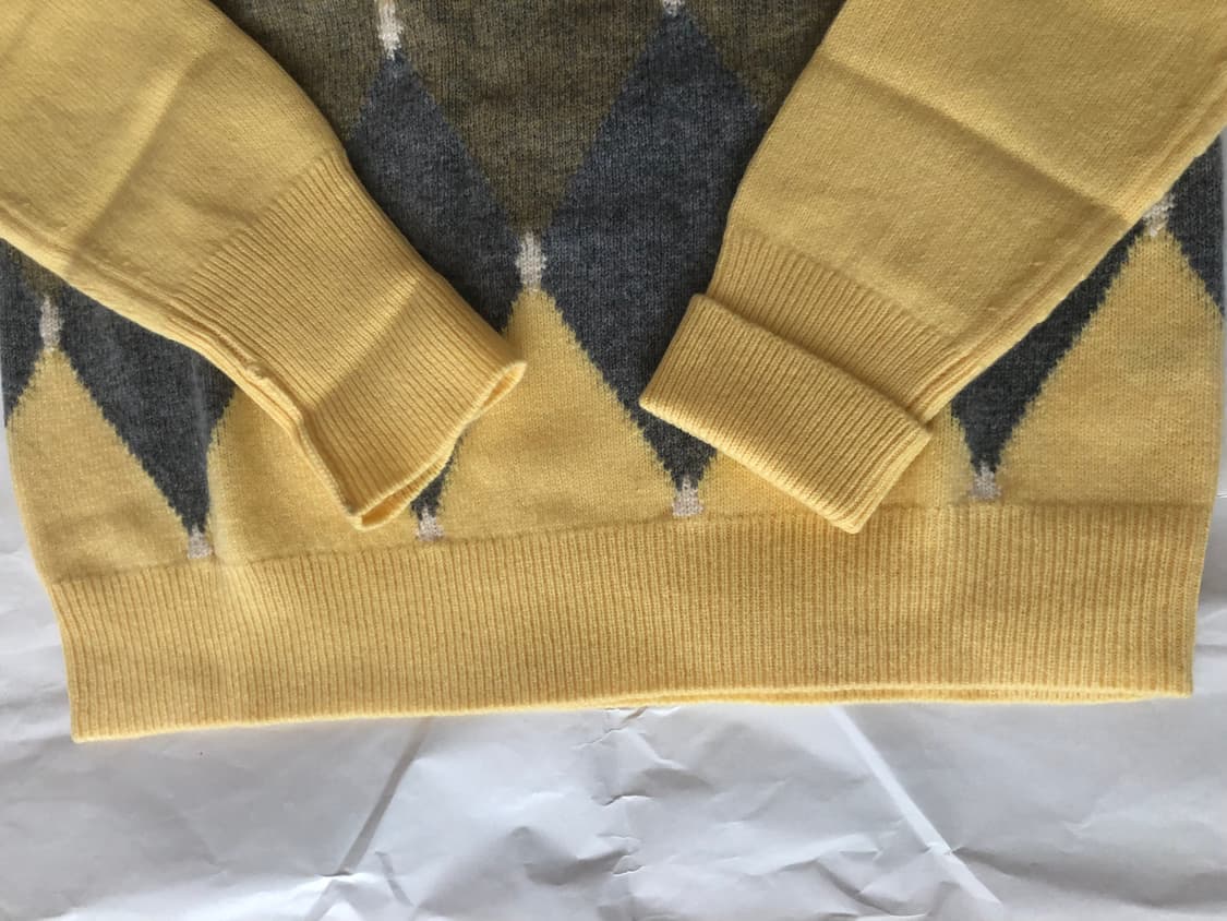 BALLANTYNE(발란타인) 아가일패턴 울 니트 스웨터 상품이미지5