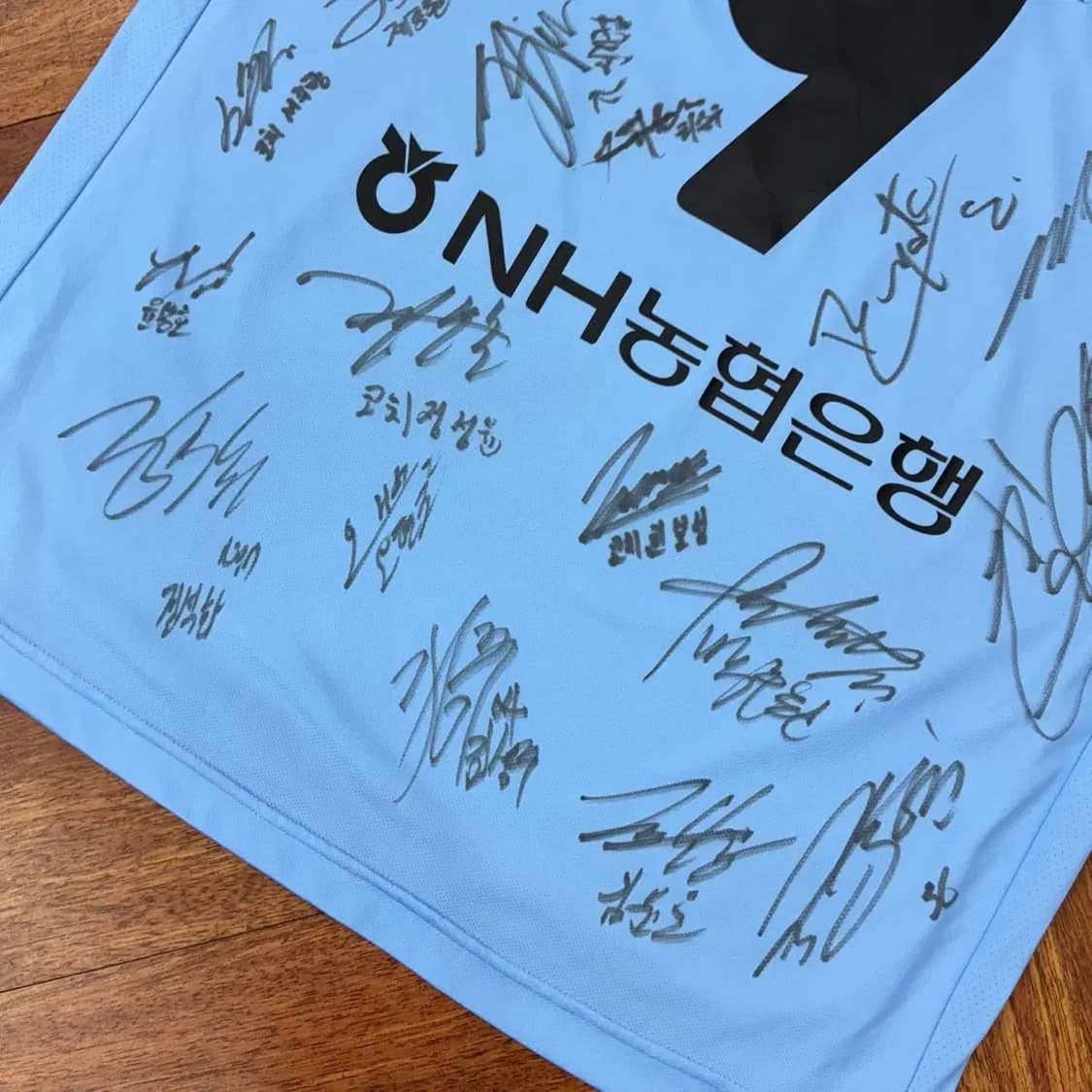 2XL(XL) PUMA 천안시티FC 24시즌 모따 마킹 팀 싸인 유니폼  상품이미지7