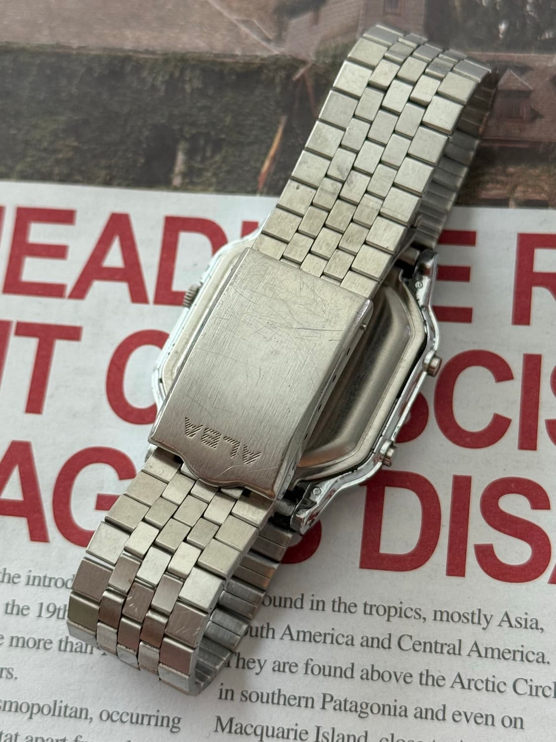 Seiko 세이코 ALBA 아나디지 쿼츠 1988 상품이미지6