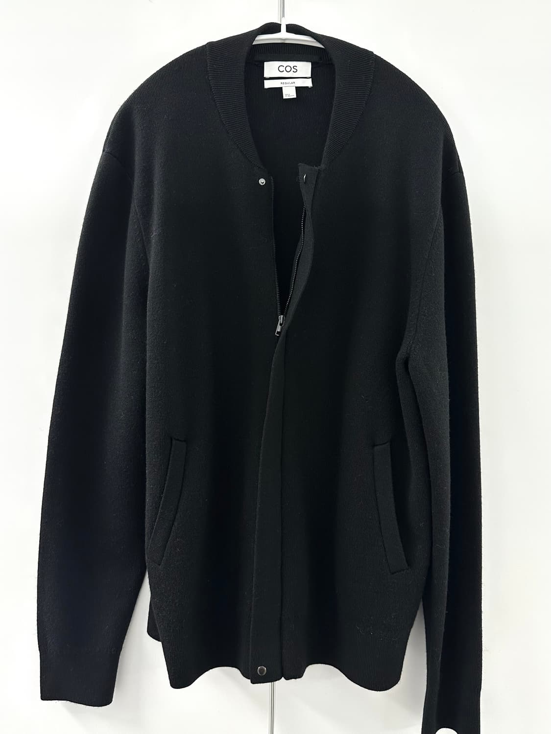 COS 남성 니트 울버머 가디건 자켓 (블랙, M/민트급) 상품이미지9