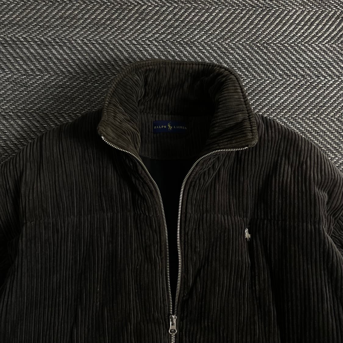 폴로 랄프로렌 포니로고  코듀로이 패딩 브라운y 3440 상품이미지5