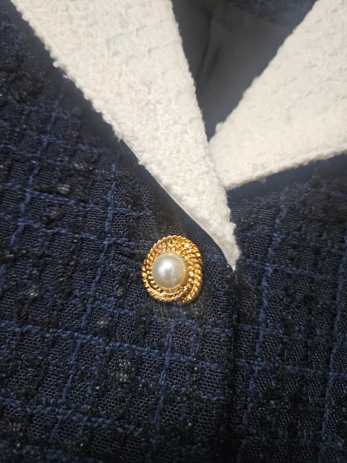 (새상품) 쟈니헤잇재즈 세일러 카라 트위드 자켓 상품이미지8