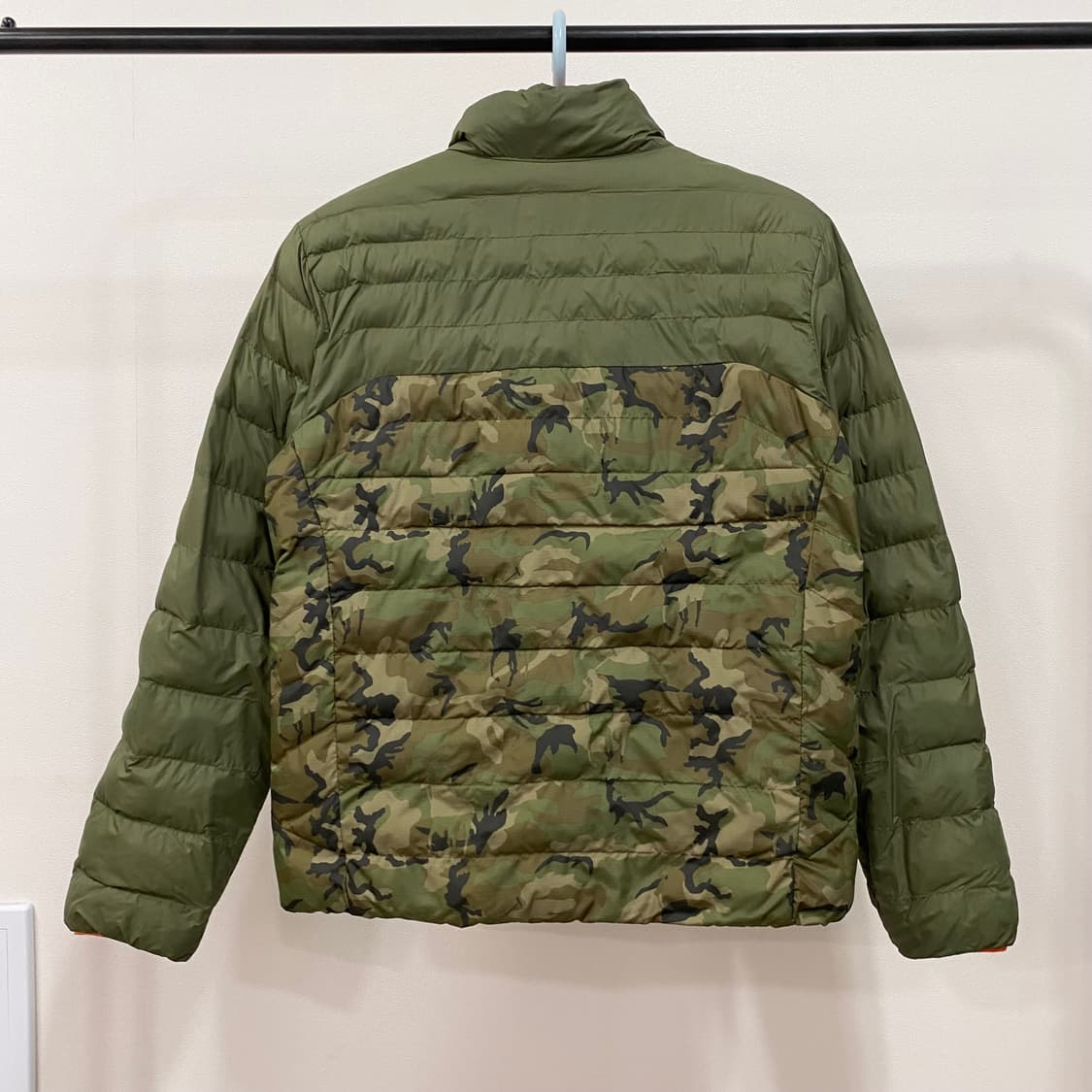 폴로 랄프로렌 신형 카모 오렌지 리버시블 경량 패딩 상품이미지2