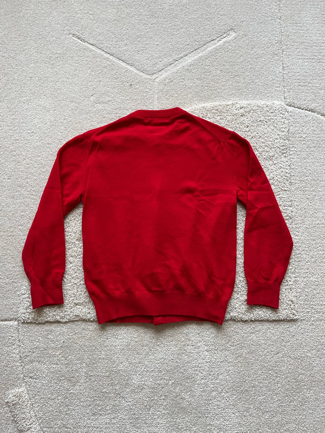 브라운야드 울 라운드 가디건 레드 (100-103) 상품이미지9