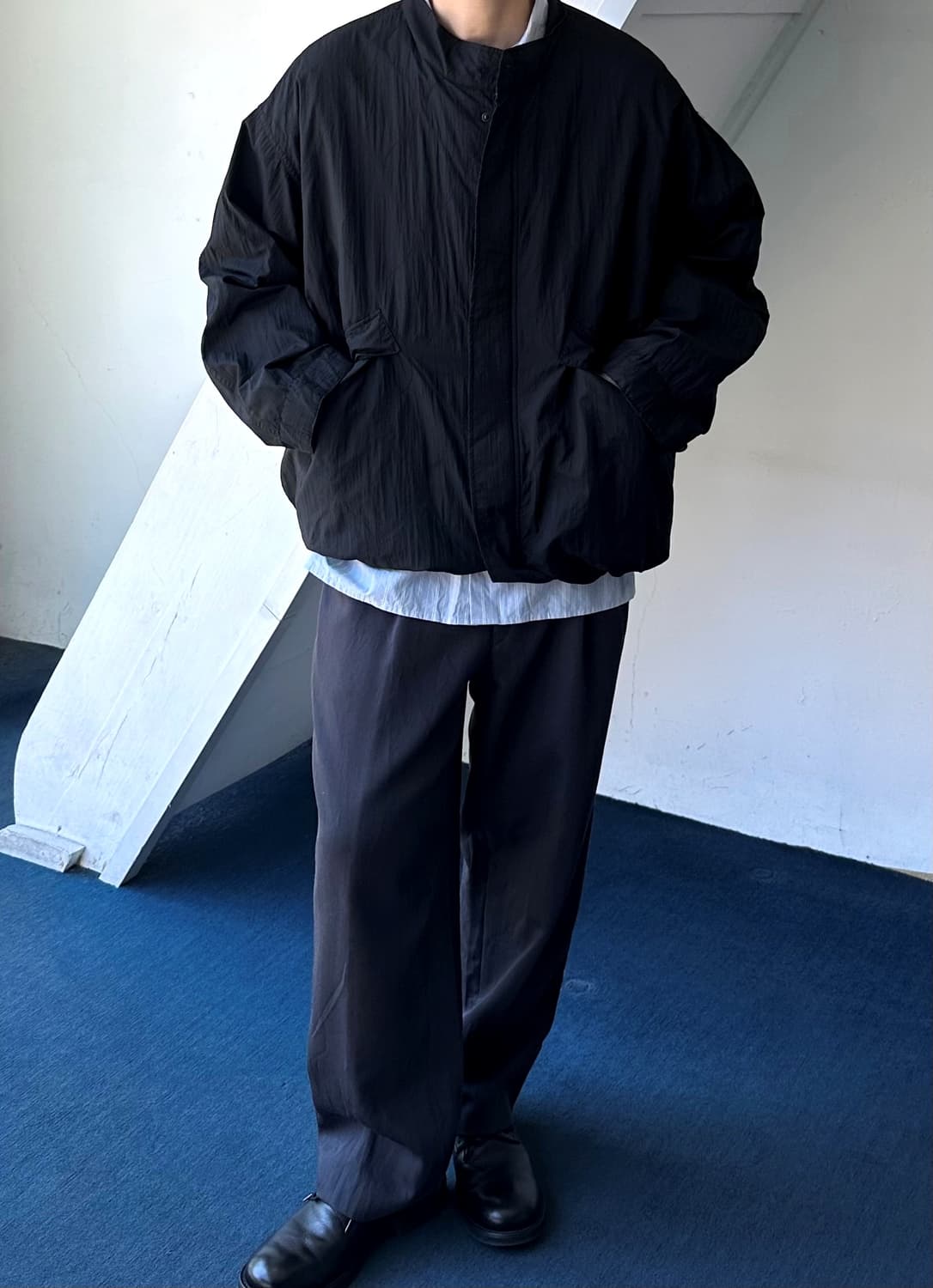 Washer light nylon short mods coat 상품이미지10