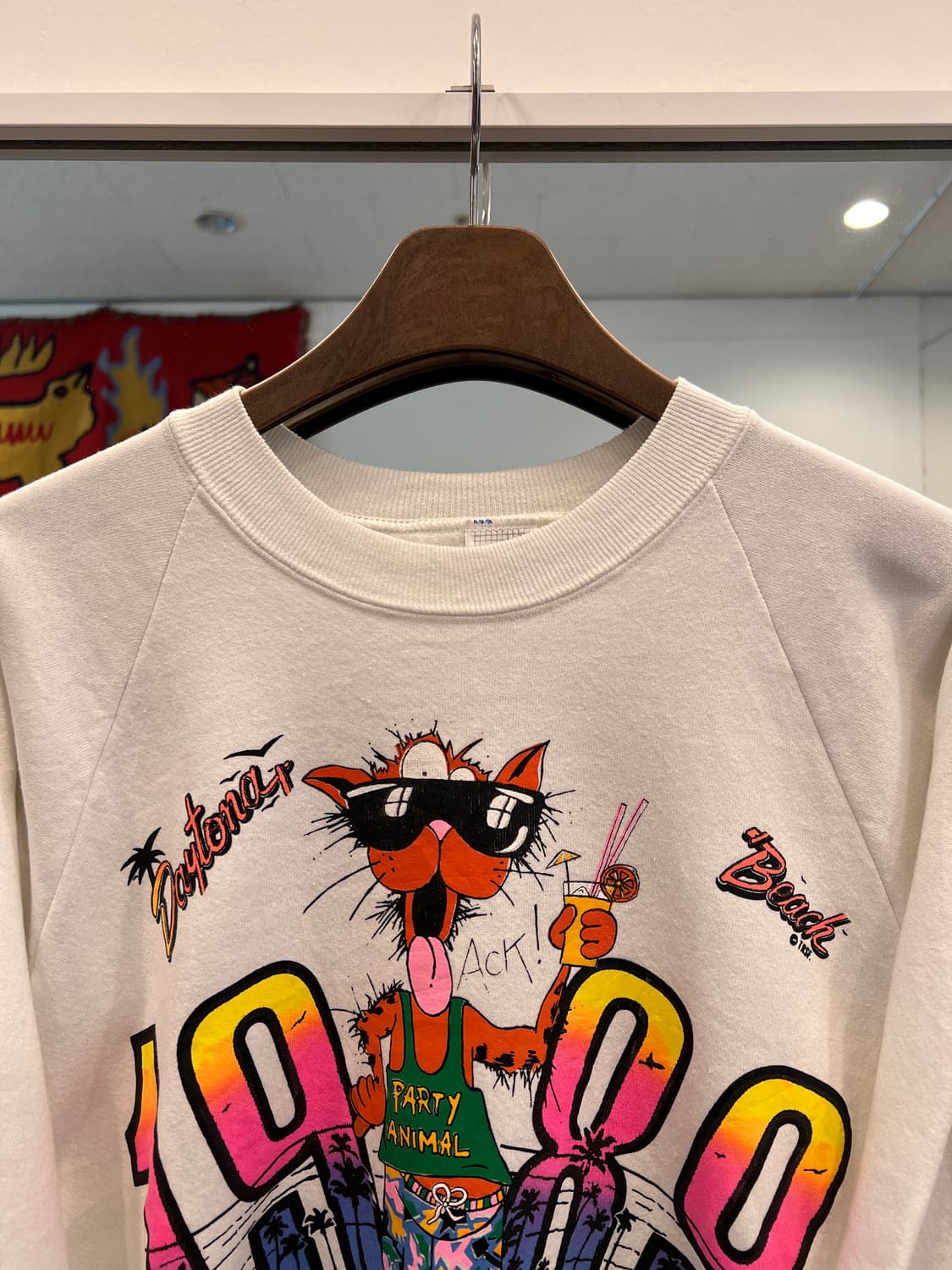 80s Jerzees CHEETOS 카툰 빈티지 스웻셔츠 (USA) 상품이미지2