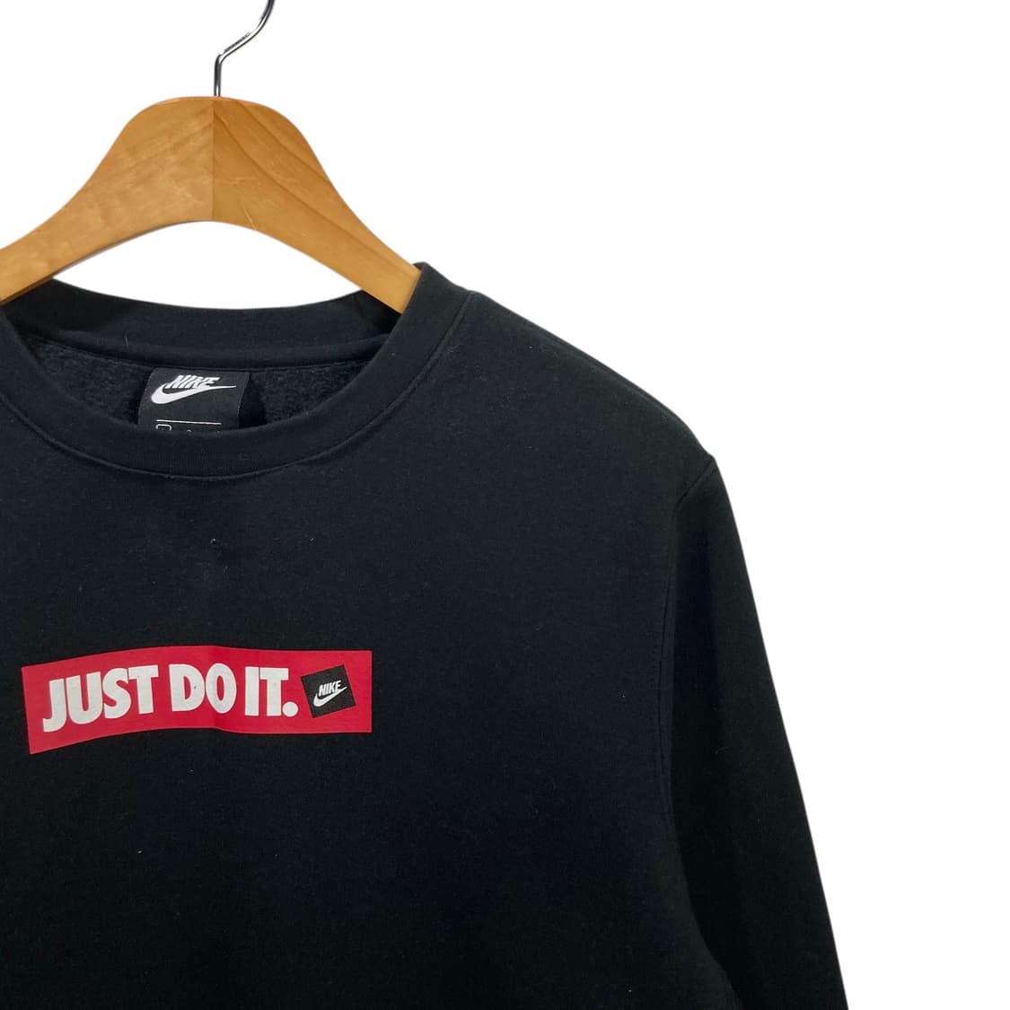 나이키 박스로고 블랙 맨투맨 상품이미지3