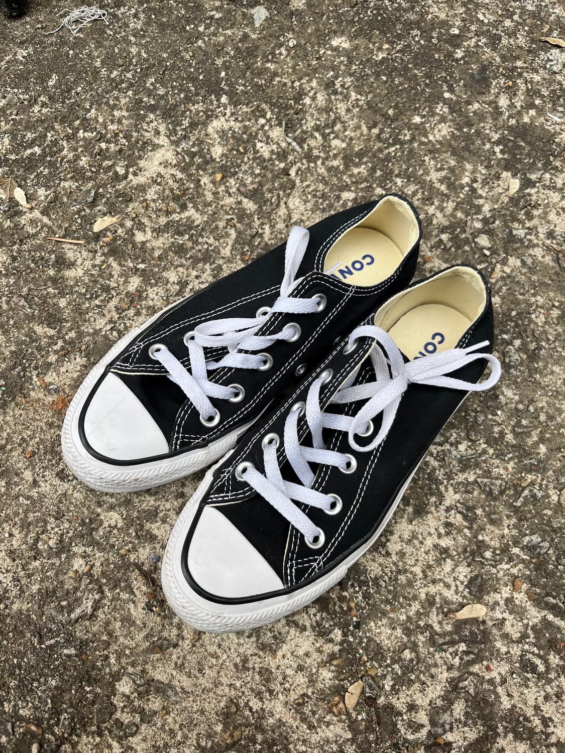 컨버스 척테일러 올스타 블랙 로우 225 상품이미지1