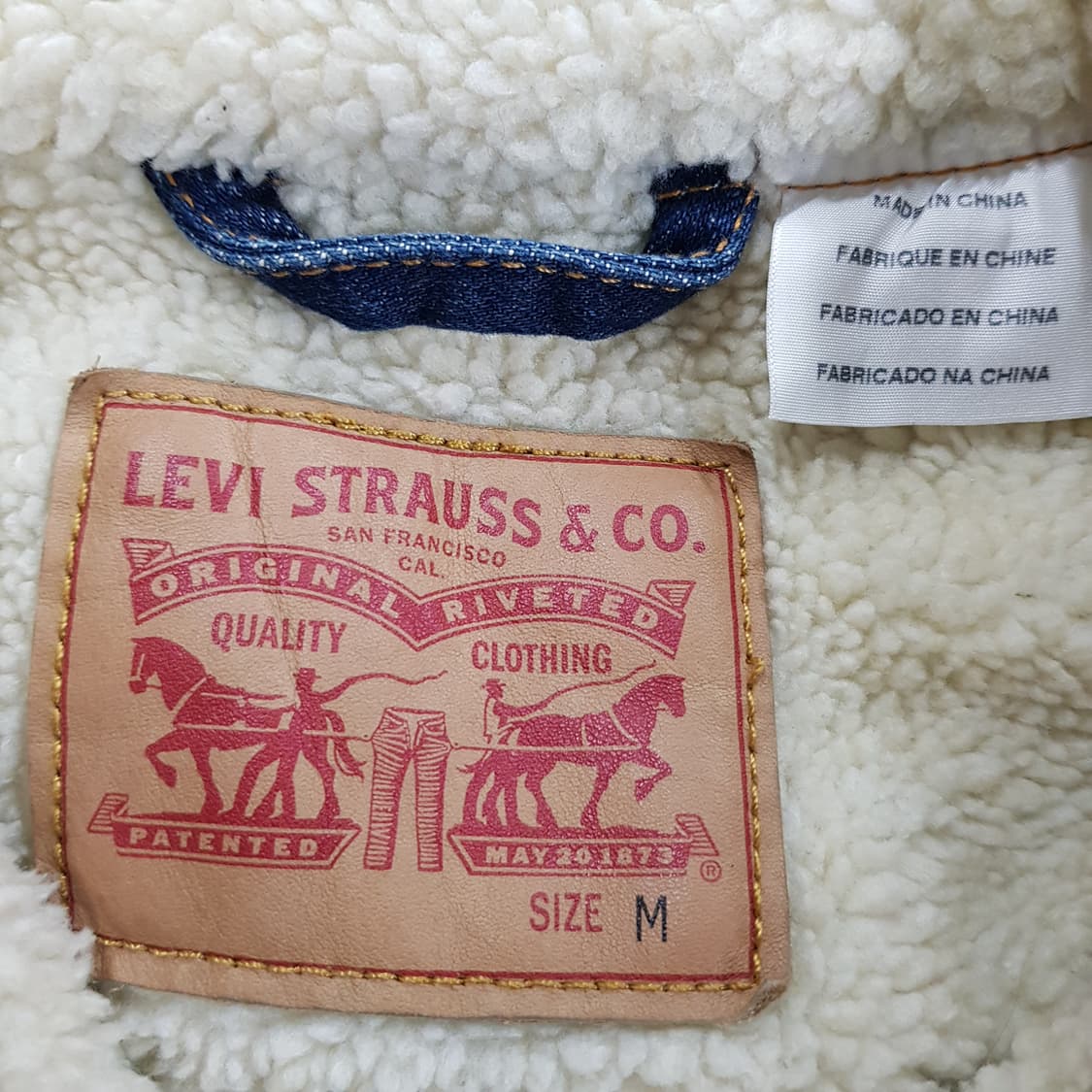 리바이스 쉐르파 데님 트러커 M사이즈  상품이미지3