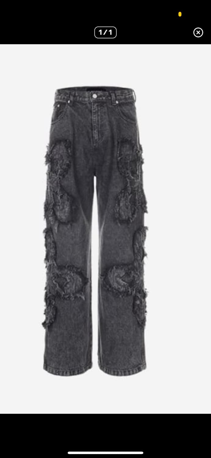 (정가 25) 써저리 클로버 로고 패치 진  상품이미지1