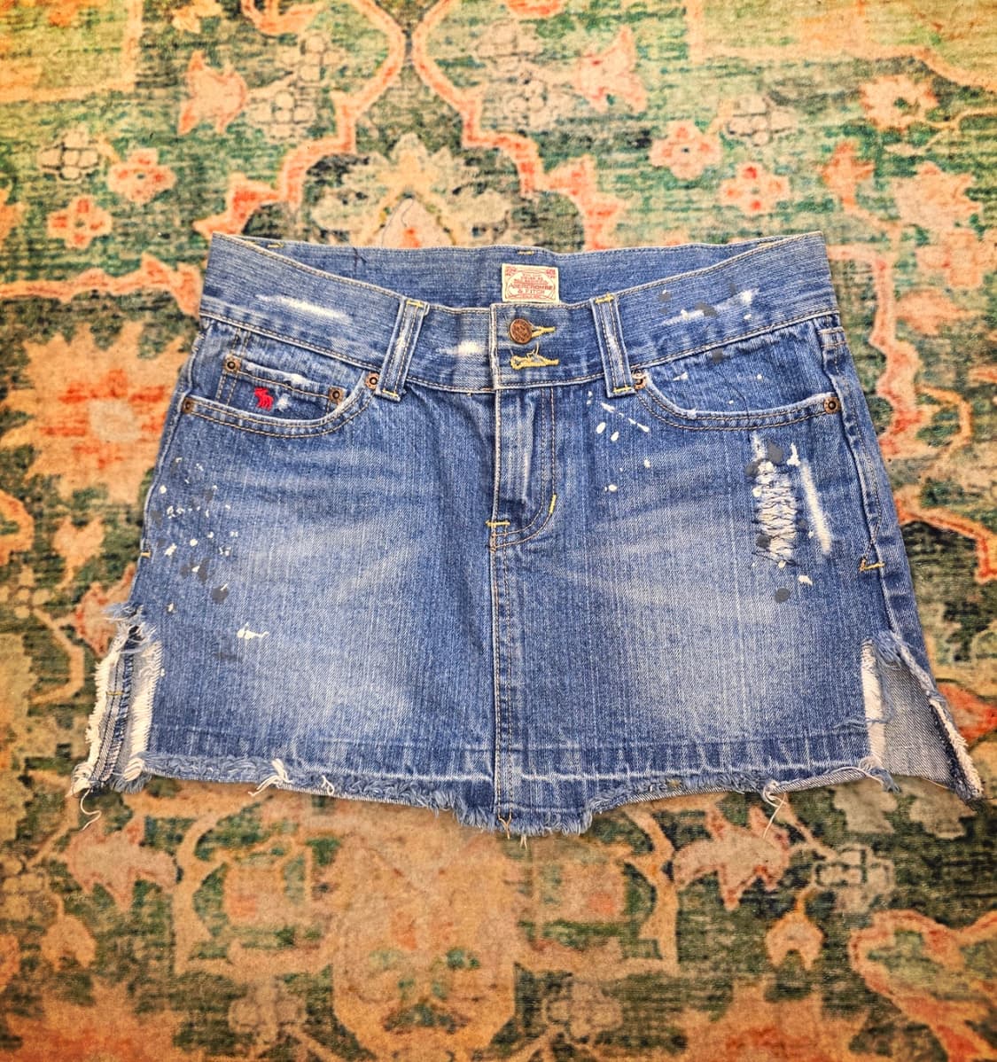 아베크롬비(Abercrombie & Fitch) 데님 미니스커트 상품이미지1