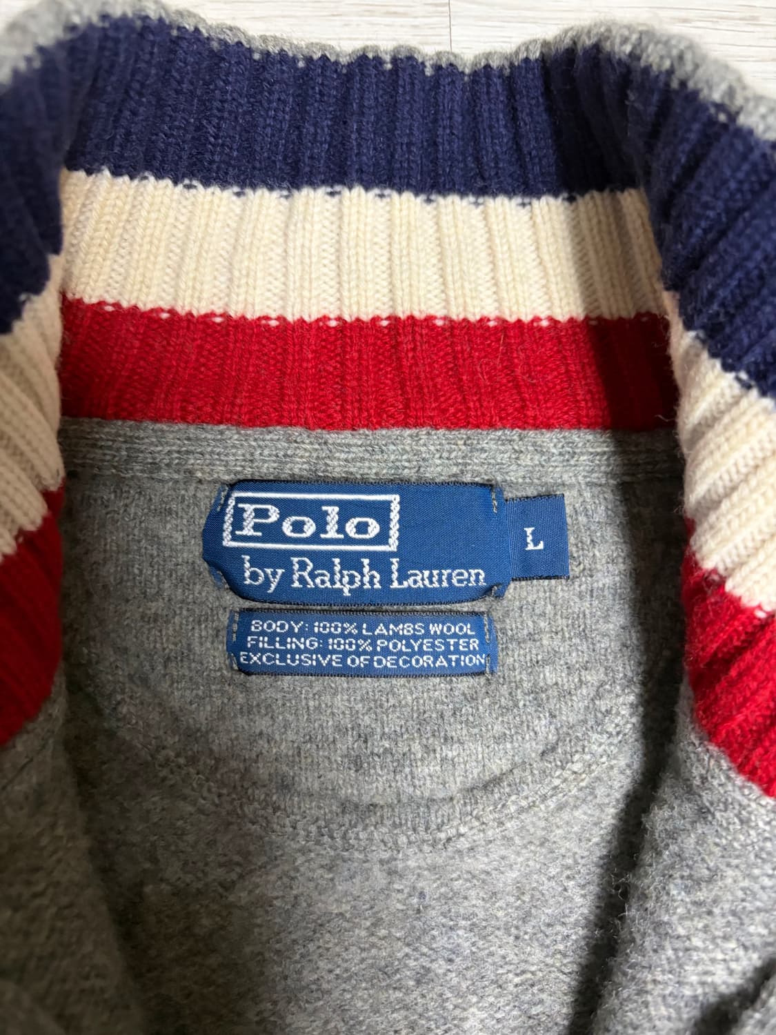 폴로 빅포니 투웨이 니트집업 상품이미지6