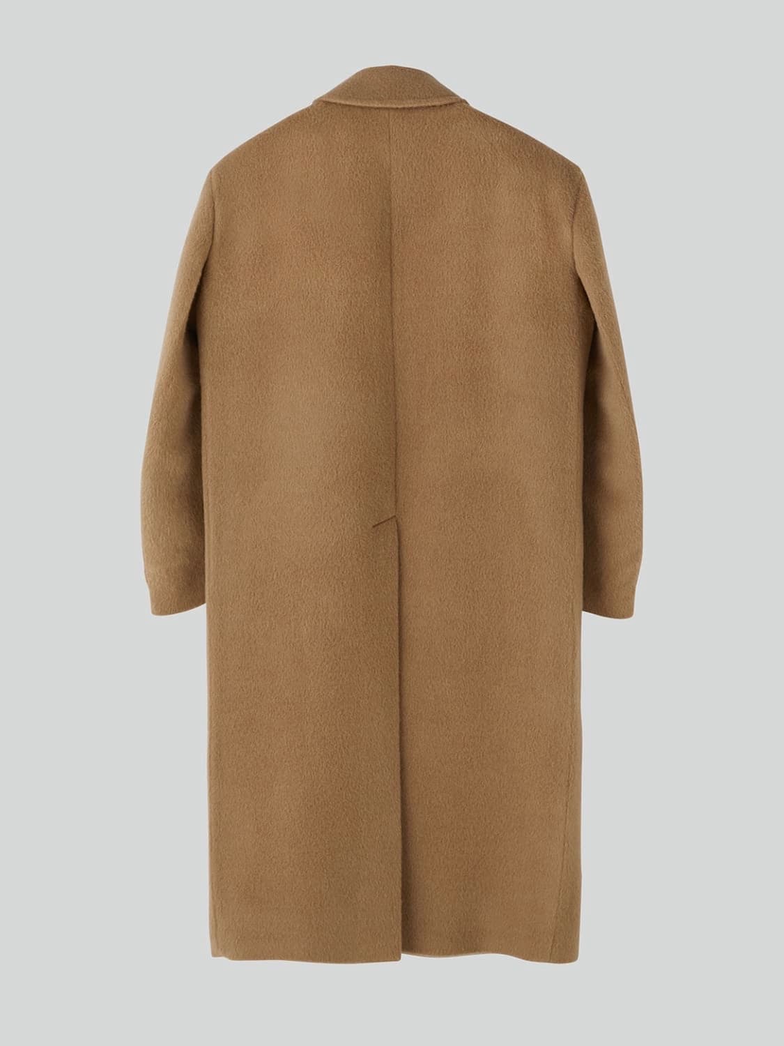 [L] 렉토 라마 울 블렌드 발마칸 코트 베이지 상품이미지10