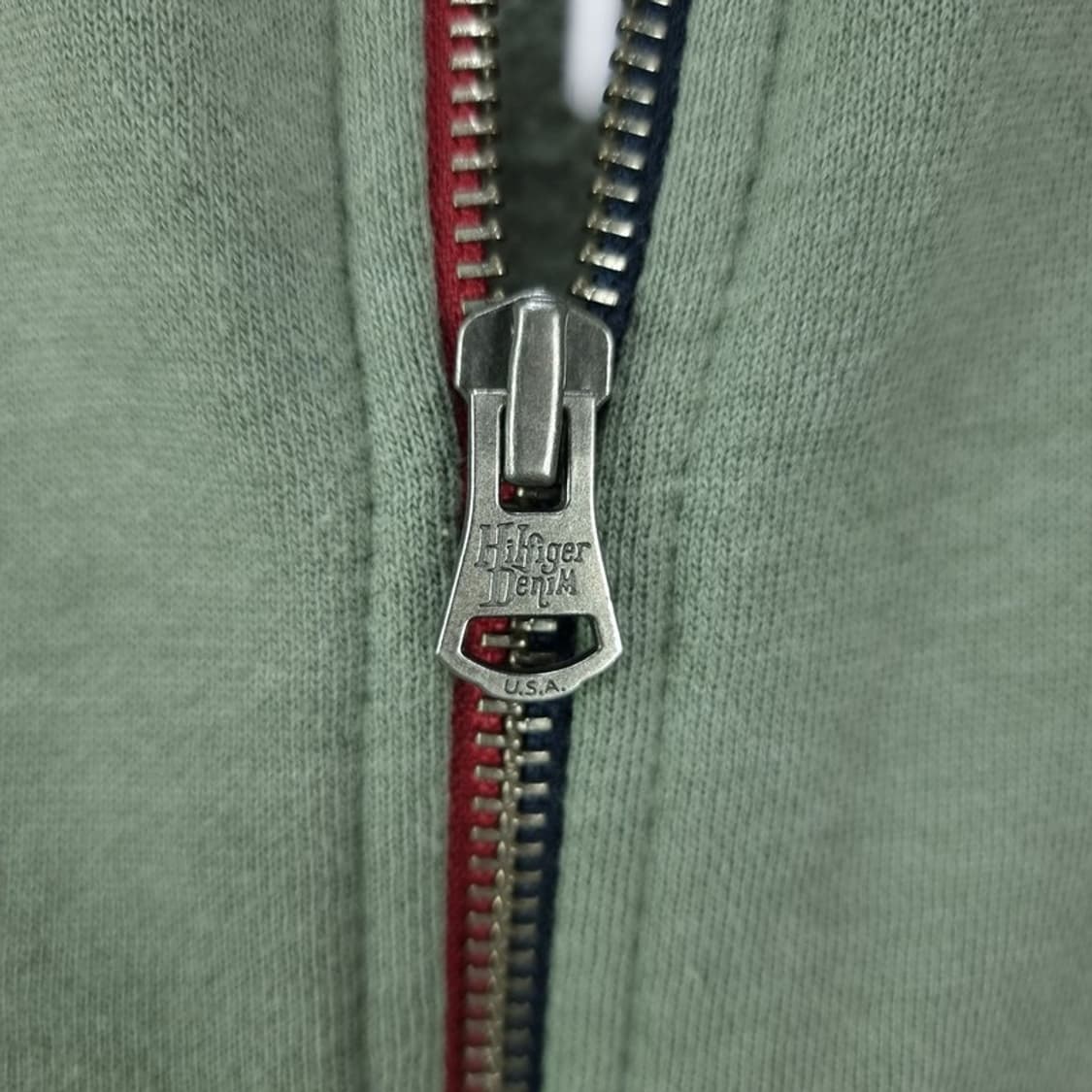 [타미힐피거] 로고 자수 풀 집 후드 집업 M19552 상품이미지8