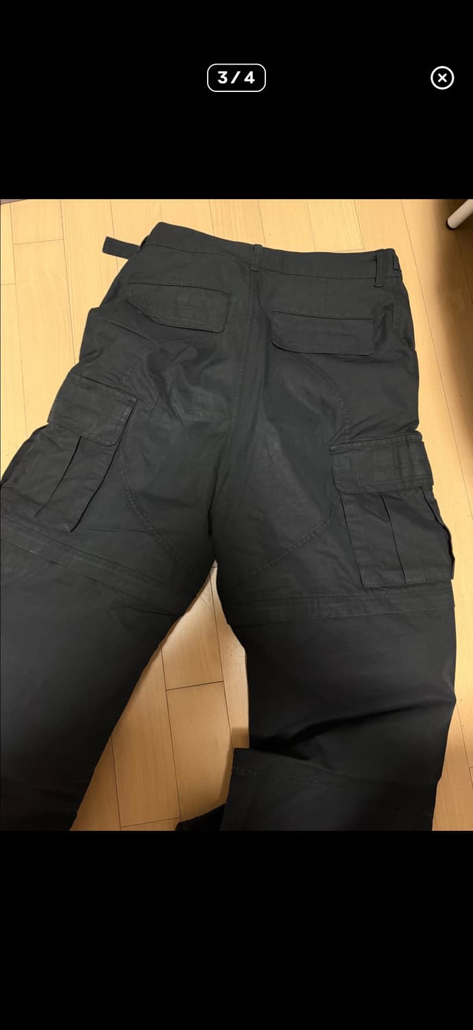 프로젝트 G/R 컨버터블 택티컬 팬츠 블랙/1 상품이미지2