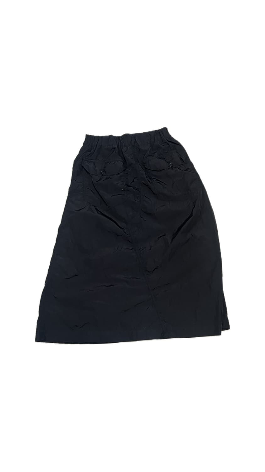 빈티지 Vintage Black nylon skirt  상품이미지2
