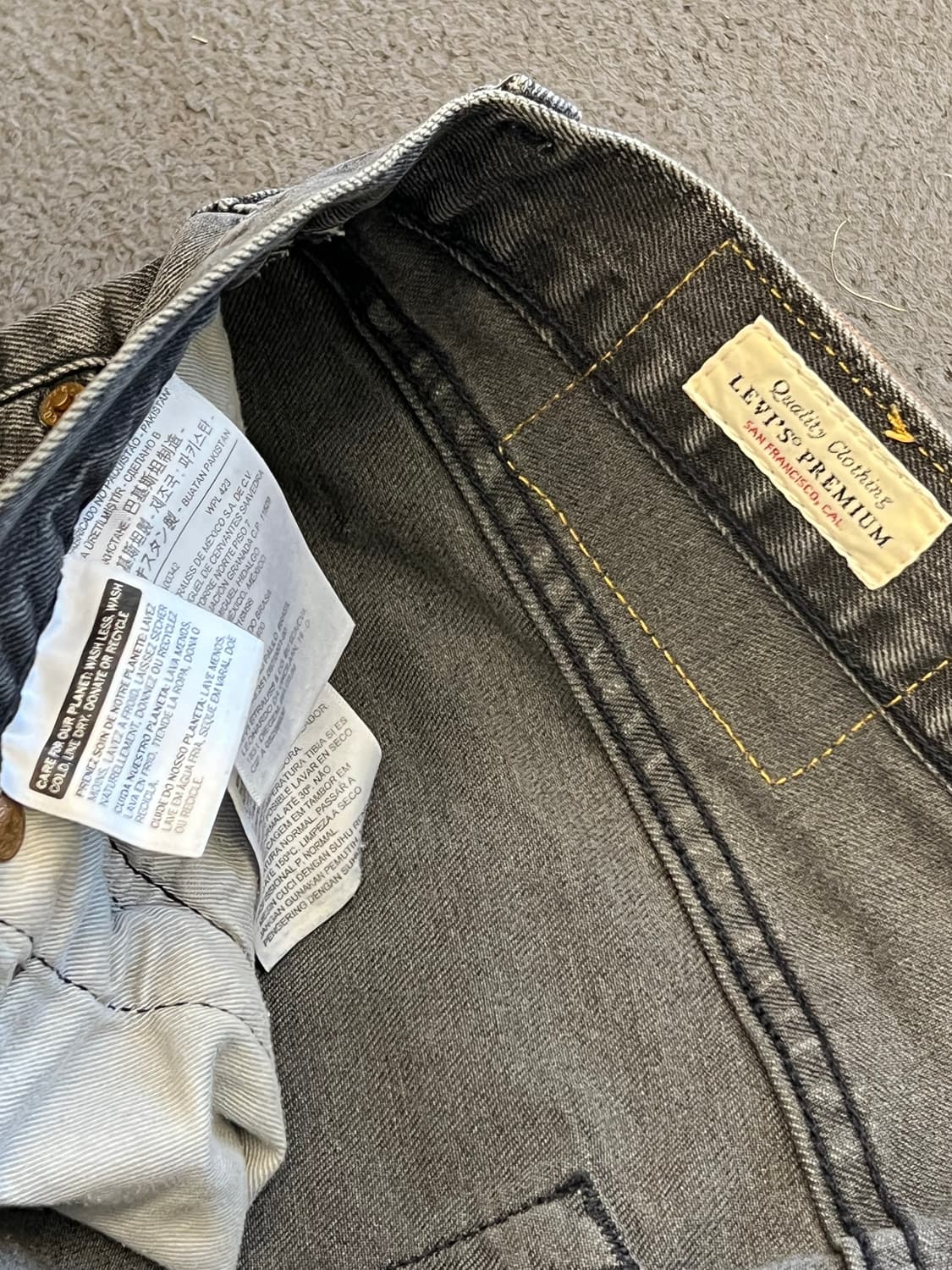 리바이스 501 프리미엄 데님 스트레이트 처분  상품이미지3