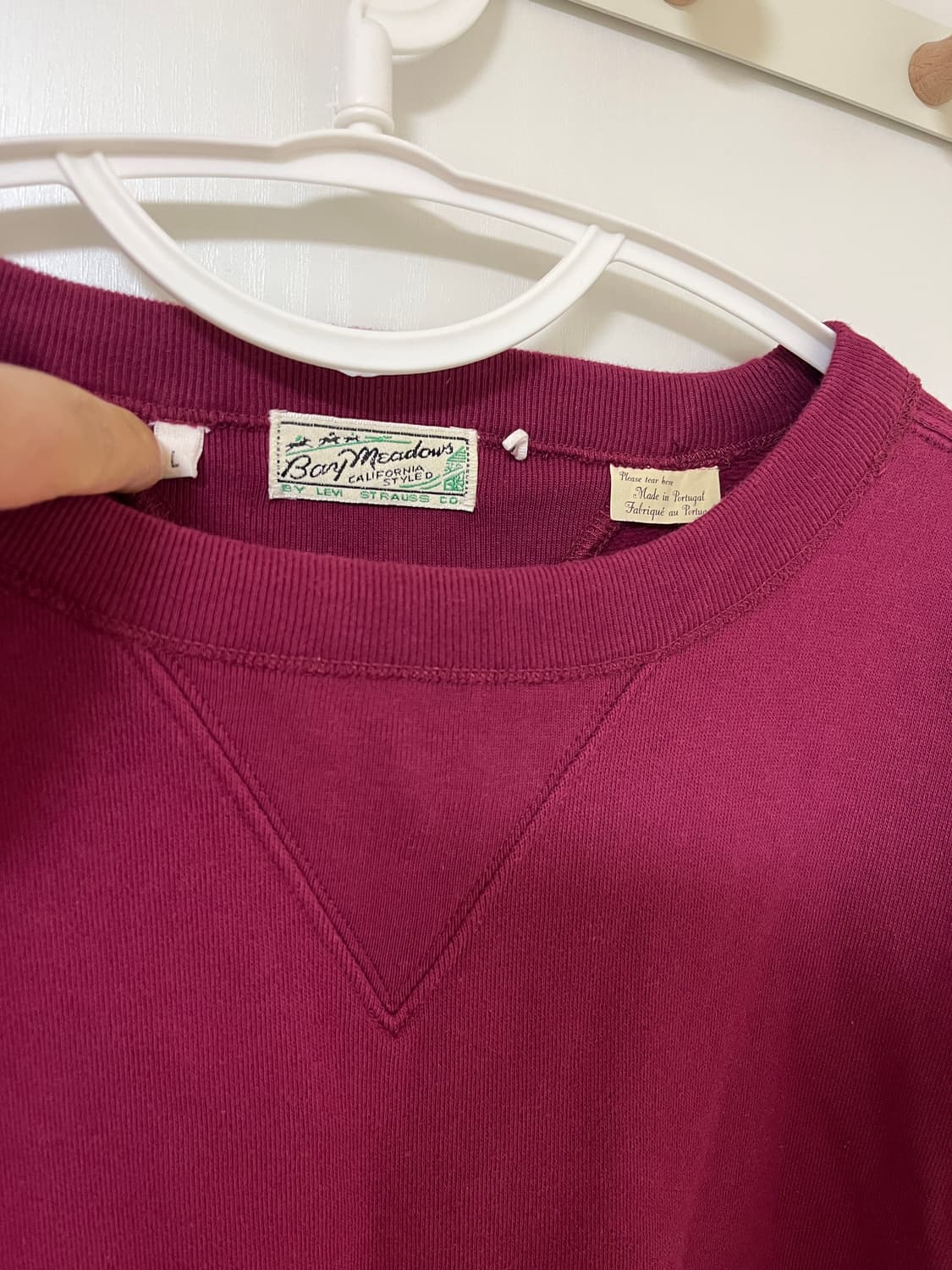 리바이스빈티지클로딩 LVC베이메도우 스웻셔츠 맨투맨 L사이즈 상품이미지2