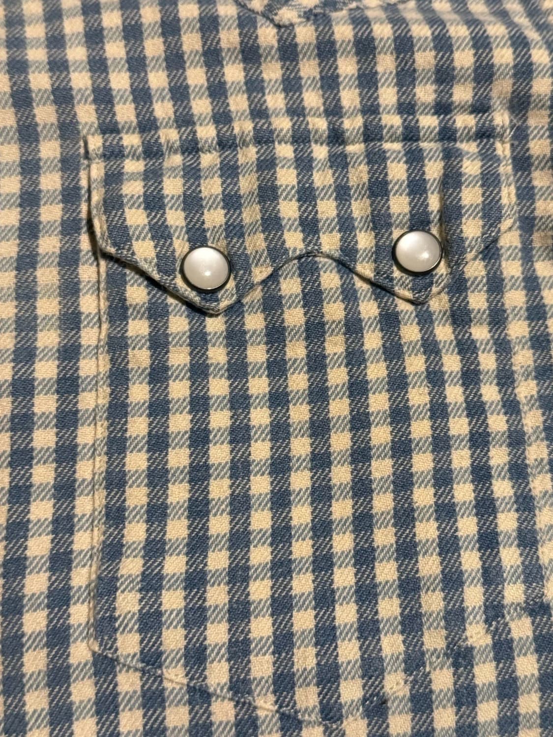 RRL 더블알엘 깅엄 체크 웨스턴 셔츠 상품이미지4