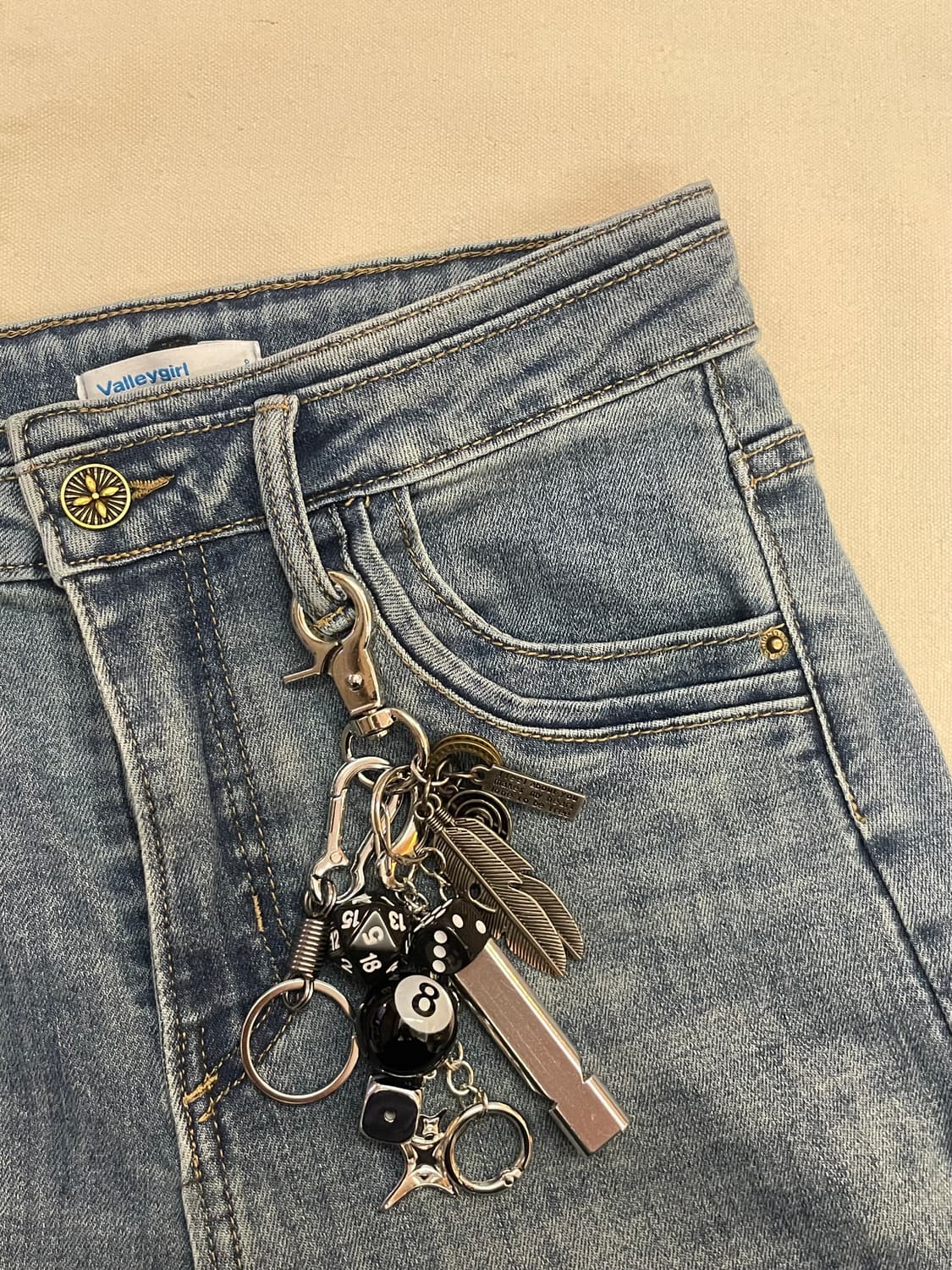 실버 레이어 참 키링 상품이미지3