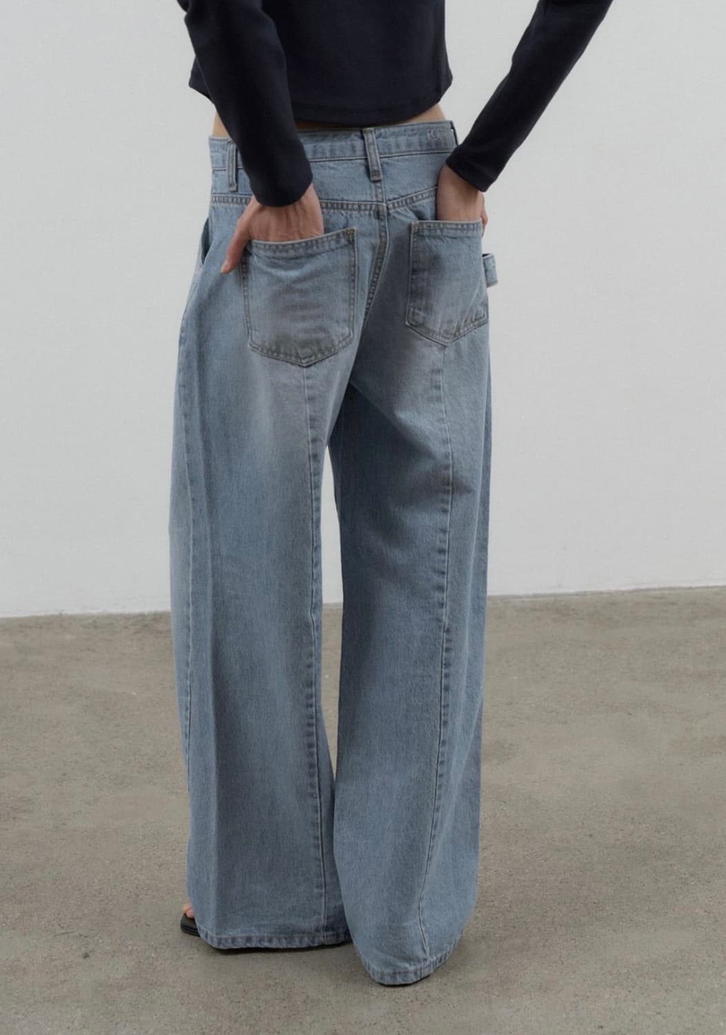 (새상품) 포에토 데님 foeto tan over denim S 상품이미지4