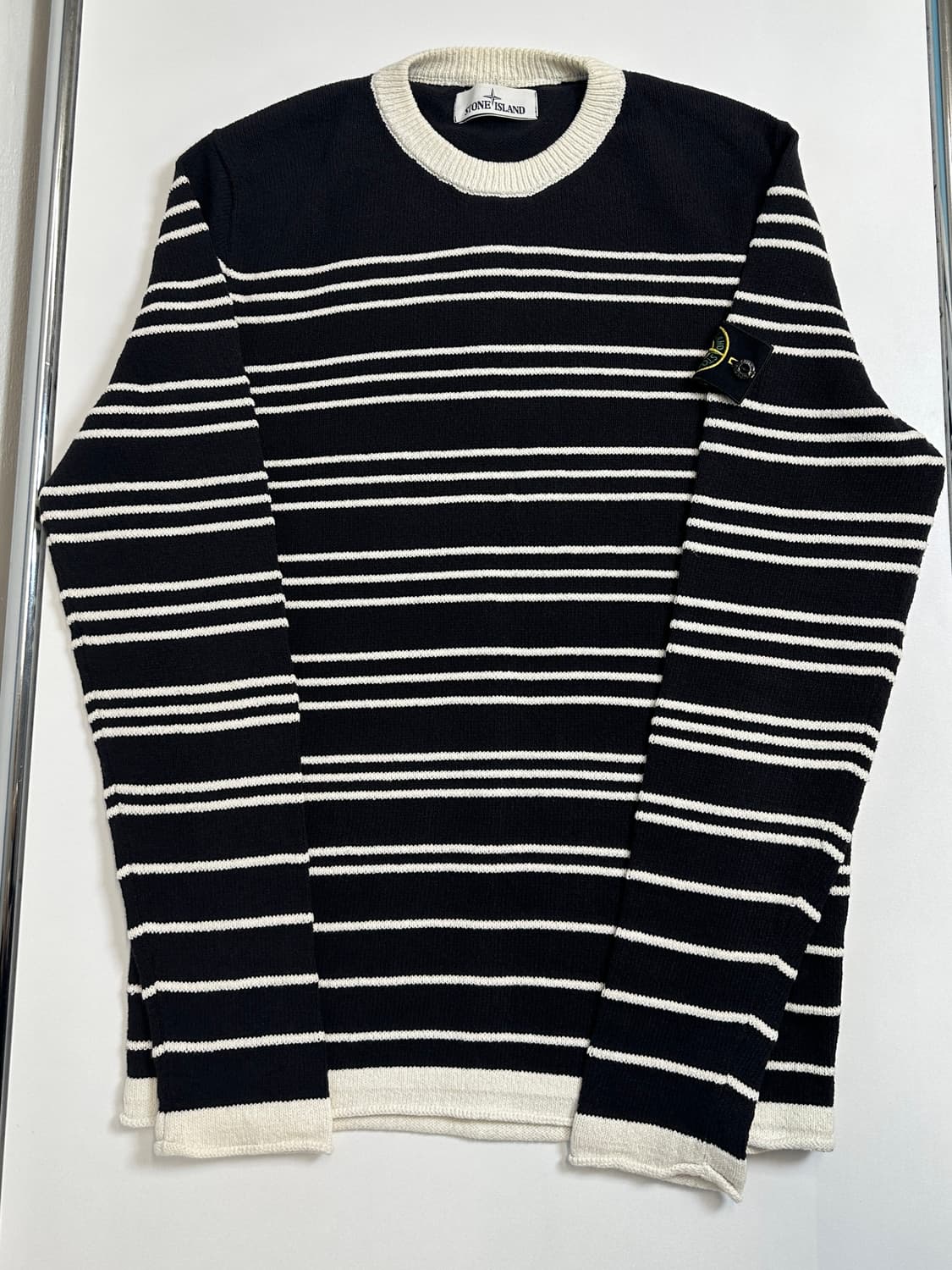 스톤아일랜드 라운드 스트라이프 니트  상품이미지3