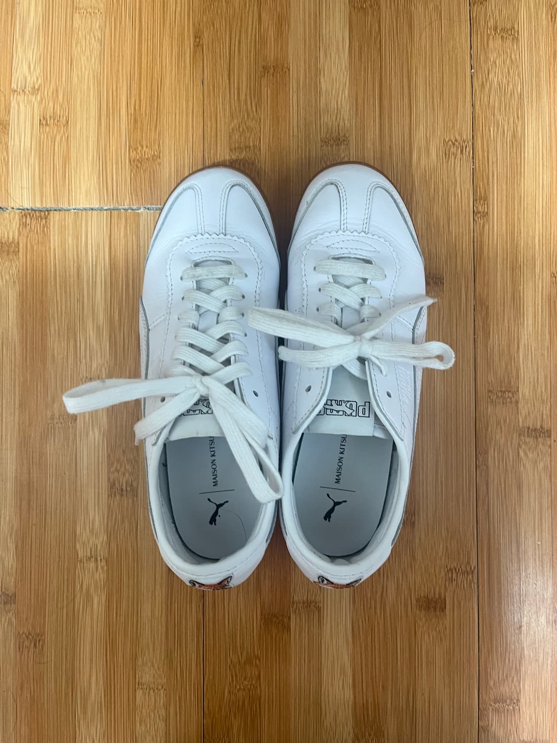 메종키츠네x푸마 퓨마 로마 스니커즈 신발 운동화 상품이미지2