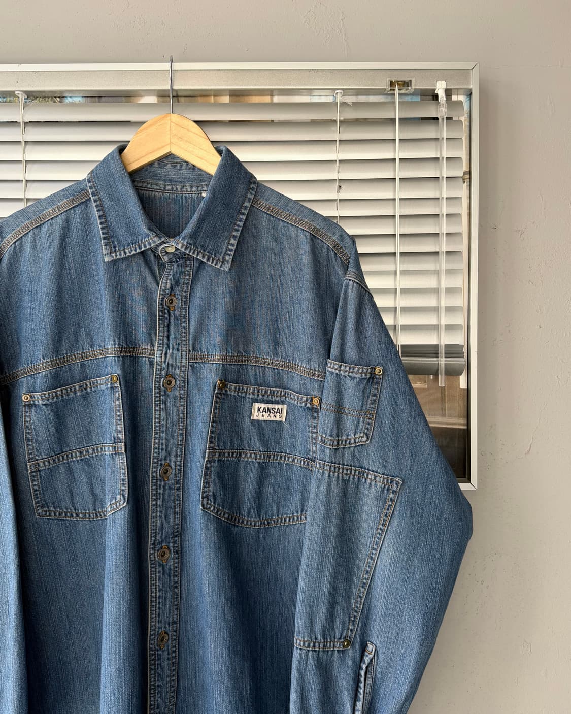  KANSAI jeans 90s denim shirt 상품이미지3