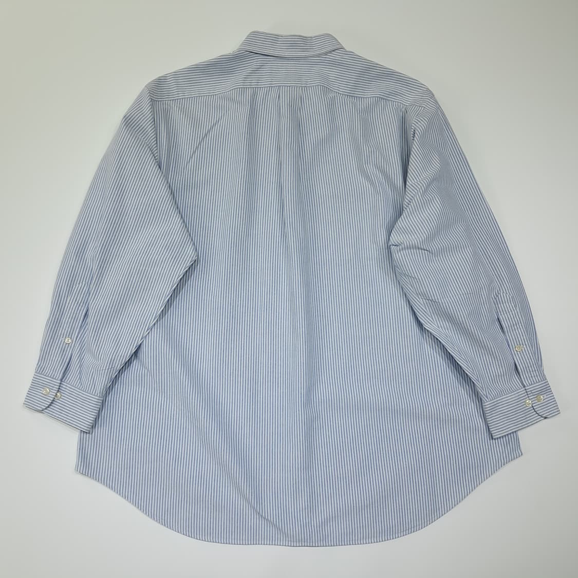 CL608 2XL 폴로 90s 홍콩판 스트라이프 클래식블루 셔츠 남방 상품이미지6