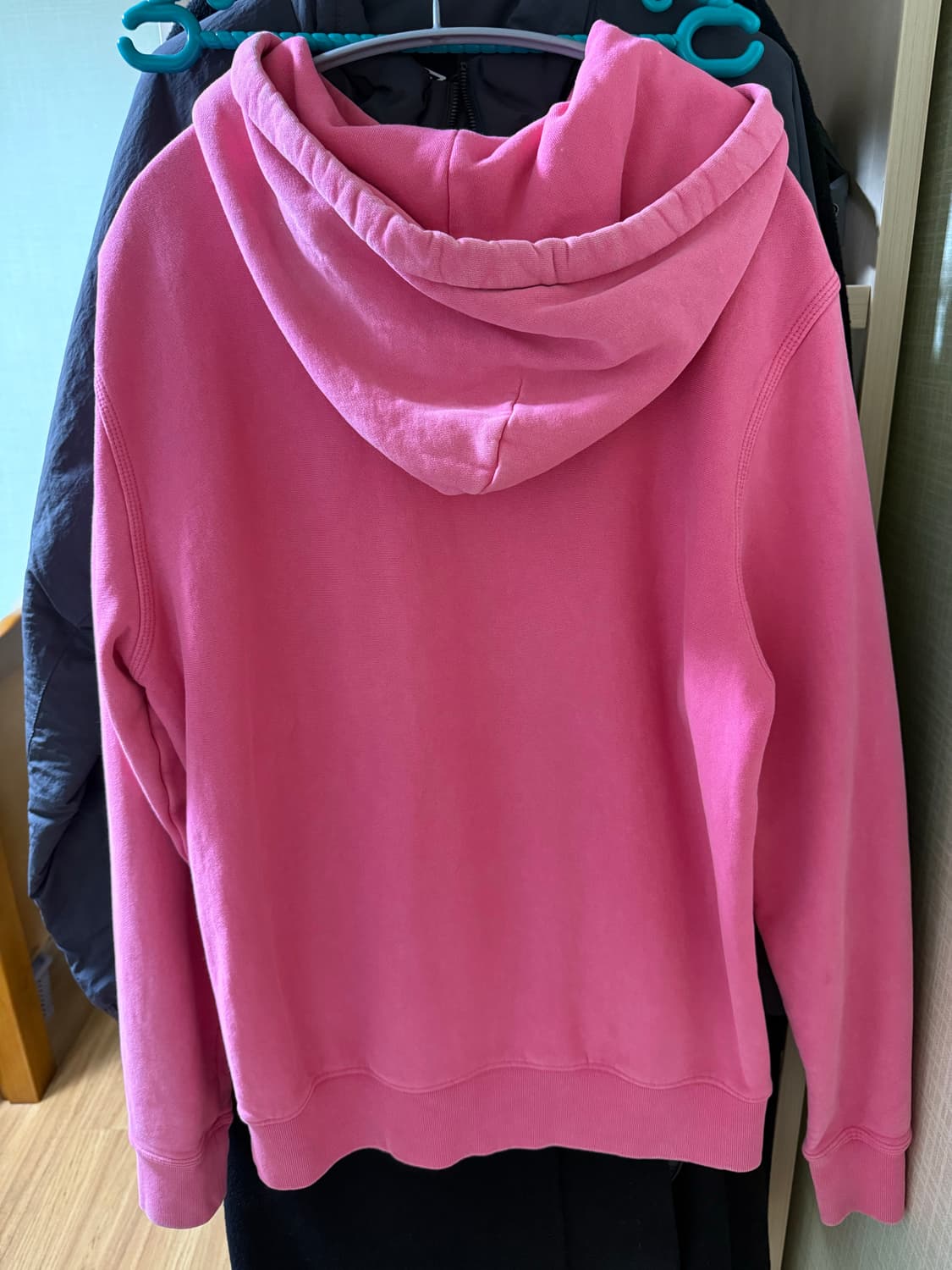 스투시 핑크 후드티 후드  상품이미지2