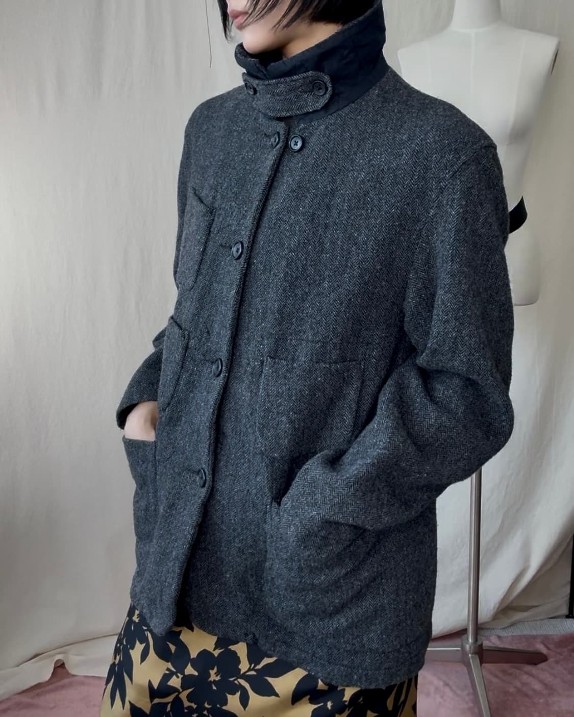 Engineered Garments 헤링본 울 자켓 상품이미지2