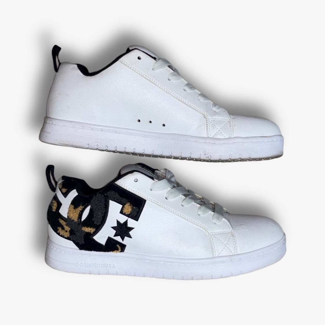 [270] DC Shoes Leopard Fur Logo Sneakers 상품이미지1