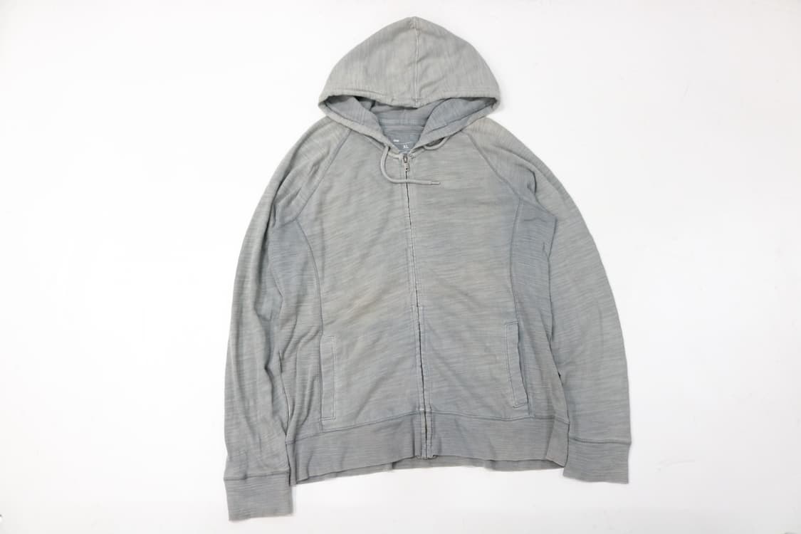 Gap 갭 빈티지 페이딩 워싱 슬럽 코튼 후드 집업 (XL) 상품이미지2