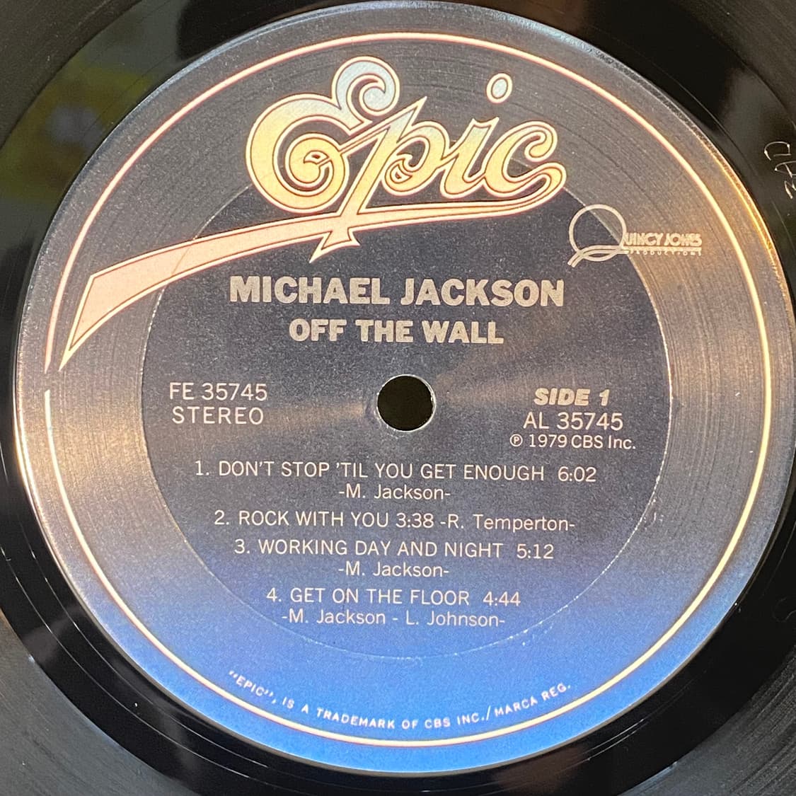 (수입중고LP-디스코/소울) Michael Jackson -Off The 상품이미지4