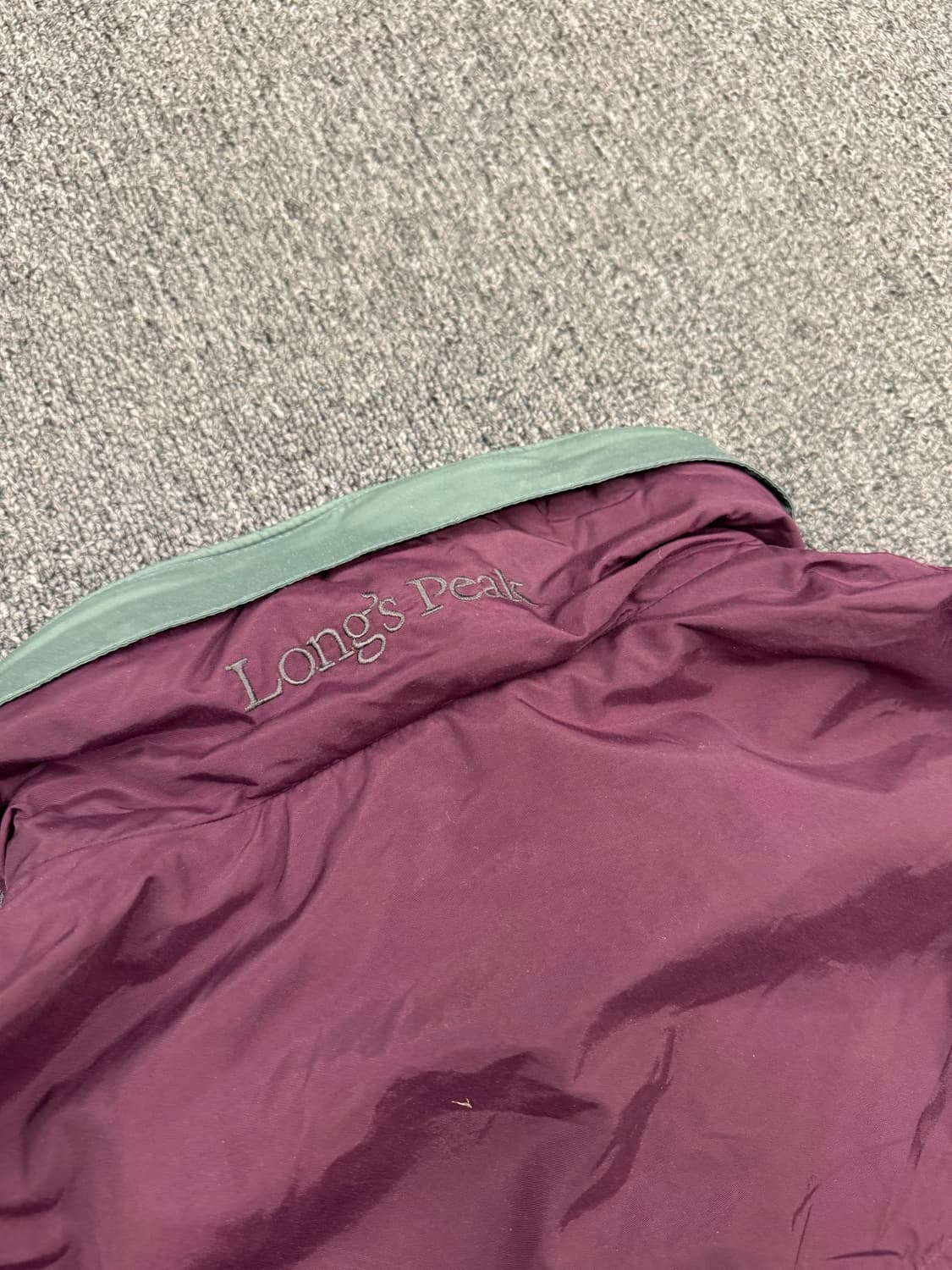 콜롬비아 빈티지 올드스쿨 버건디 투웨이 바람막이 상품이미지7