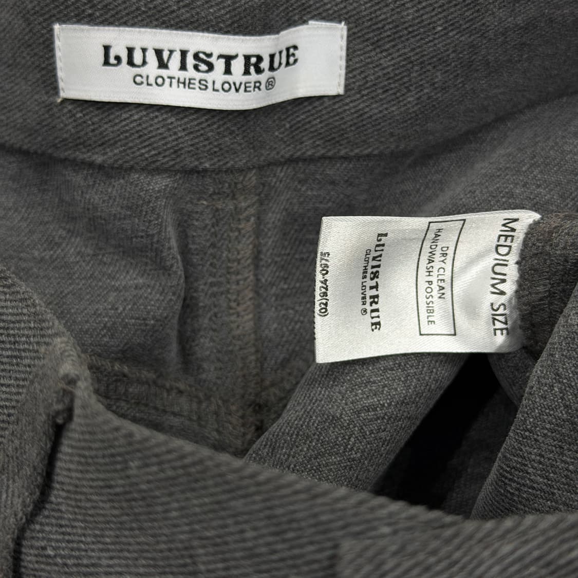 러브이즈트루 카고 팬츠 바지 그레이 M 상품이미지4