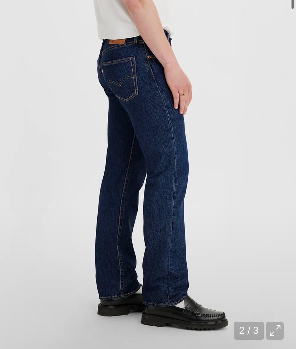 (32) 리바이스 501 오리지널 데님 진 00501-1484 생지 상품이미지3