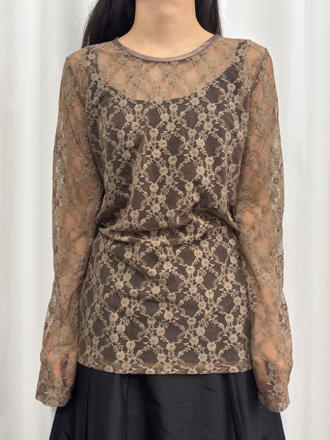 lace longsleeve 상품이미지1