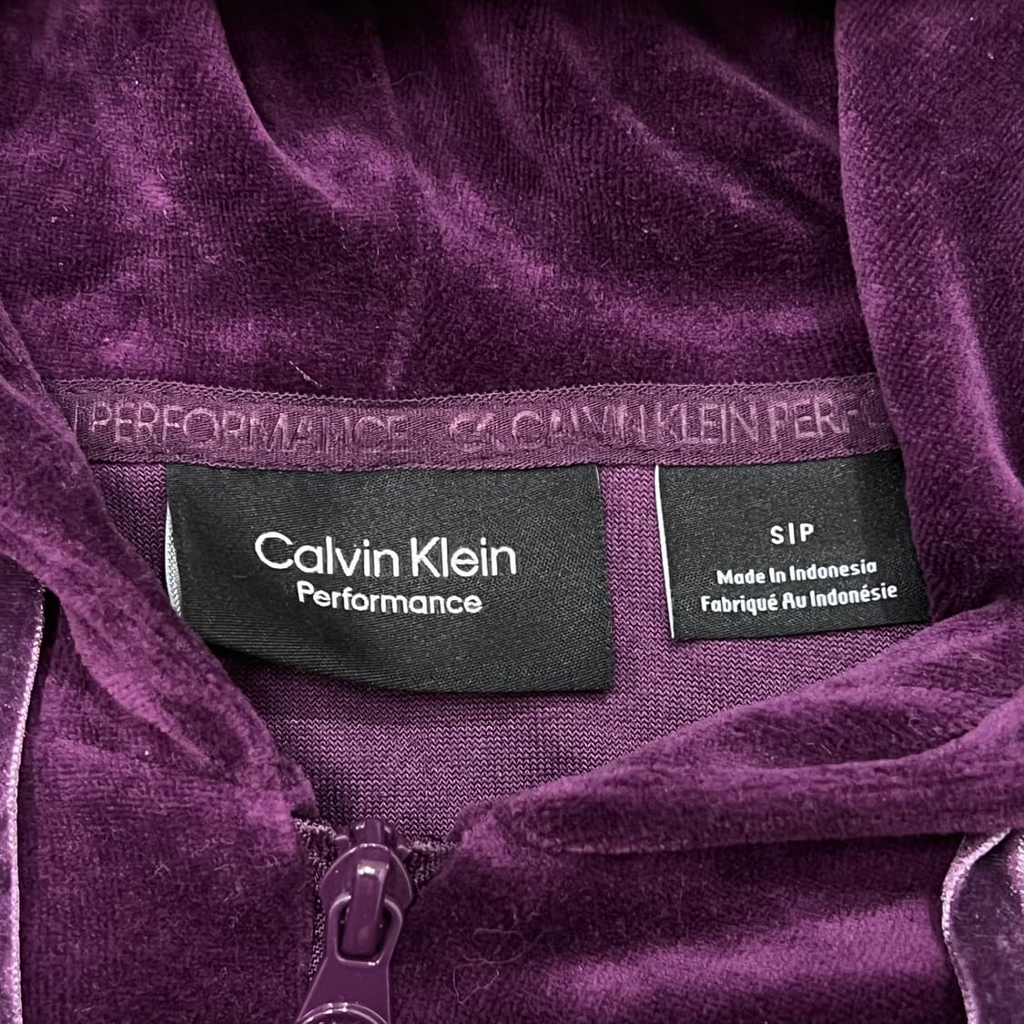 [우먼90-95] 캘빈클라인 벨벳 후드티 상품이미지3