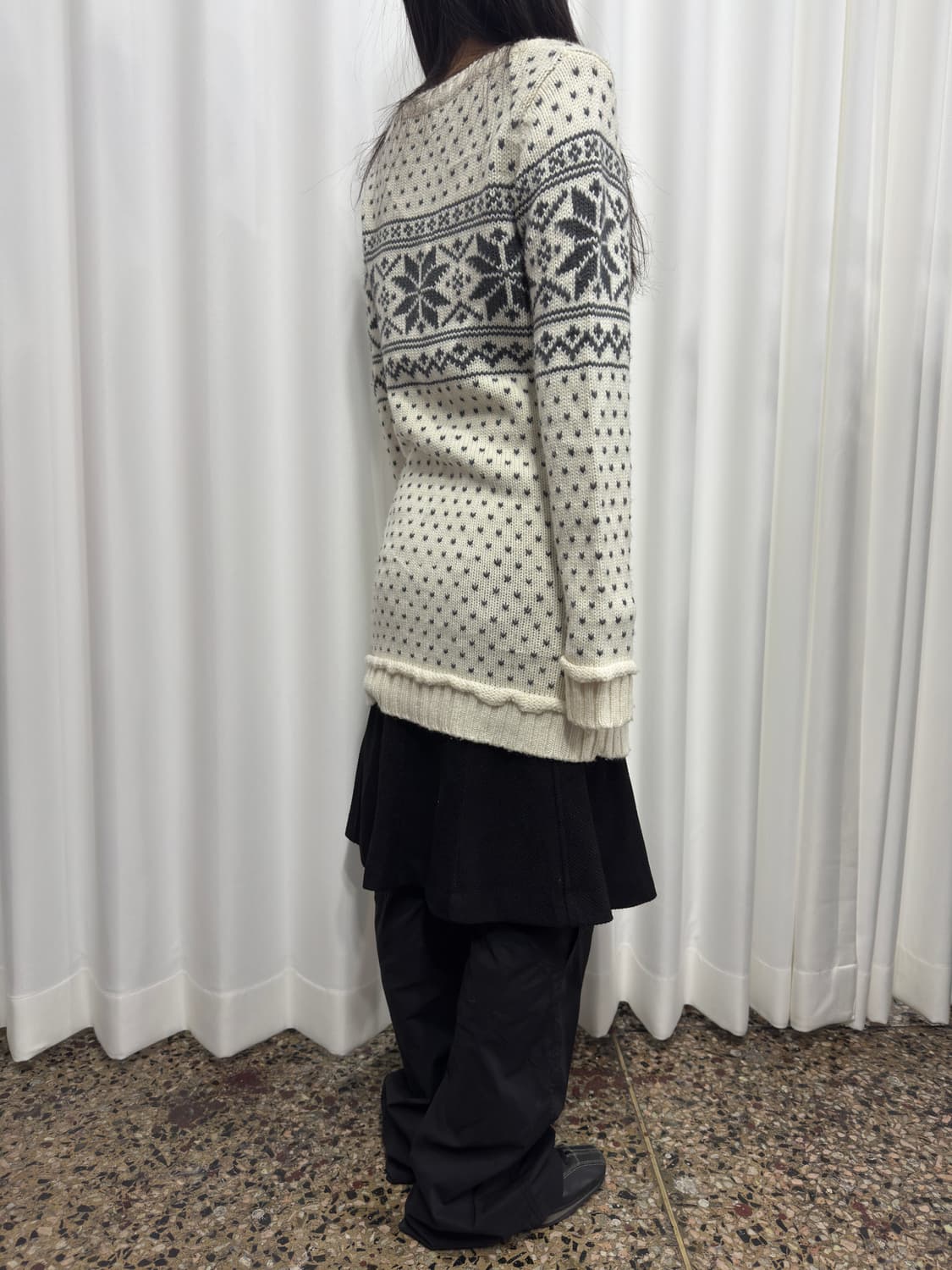 winter pattern onepiece 상품이미지5